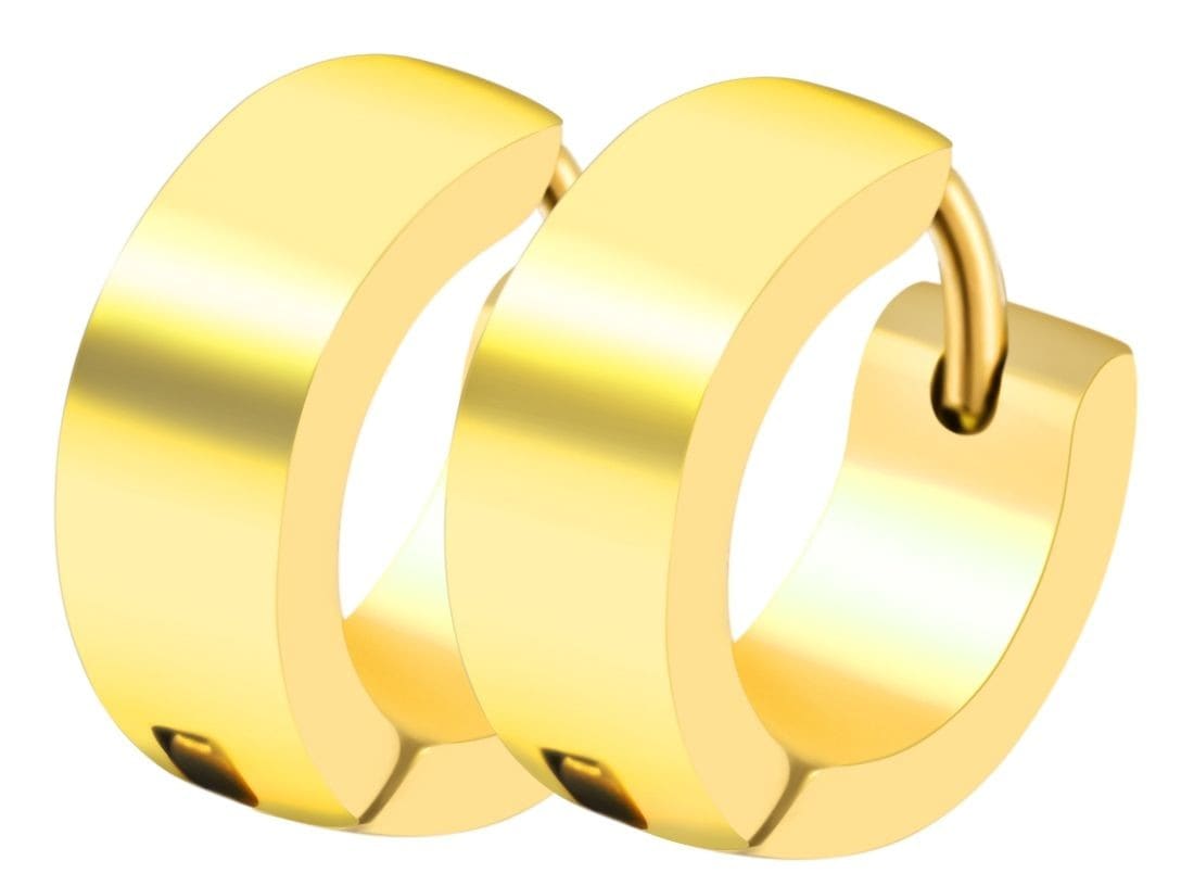 Adelia´s Paar Creolen »Neuheit 2025 - Damen Creolen aus poliertem Edelstahl Ø 10 mm«