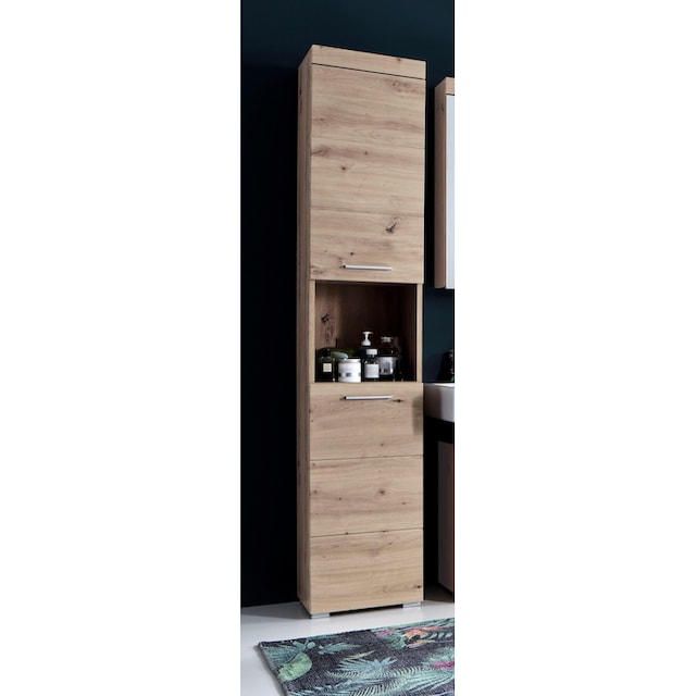 INOSIGN Hochschrank »Avena«, Höhe 190 cm, Badezimmerschrank mit 2 Türen und  1 offenen Fach | BAUR