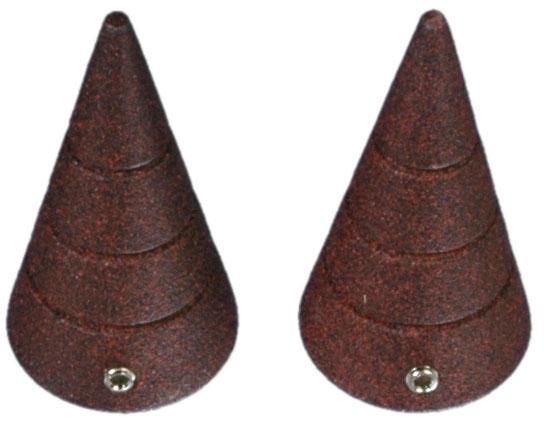 Liedeco Gardinenstangen-Endstück "Kegel mit Rille" für Gardinenstangen Ø 16 günstig online kaufen