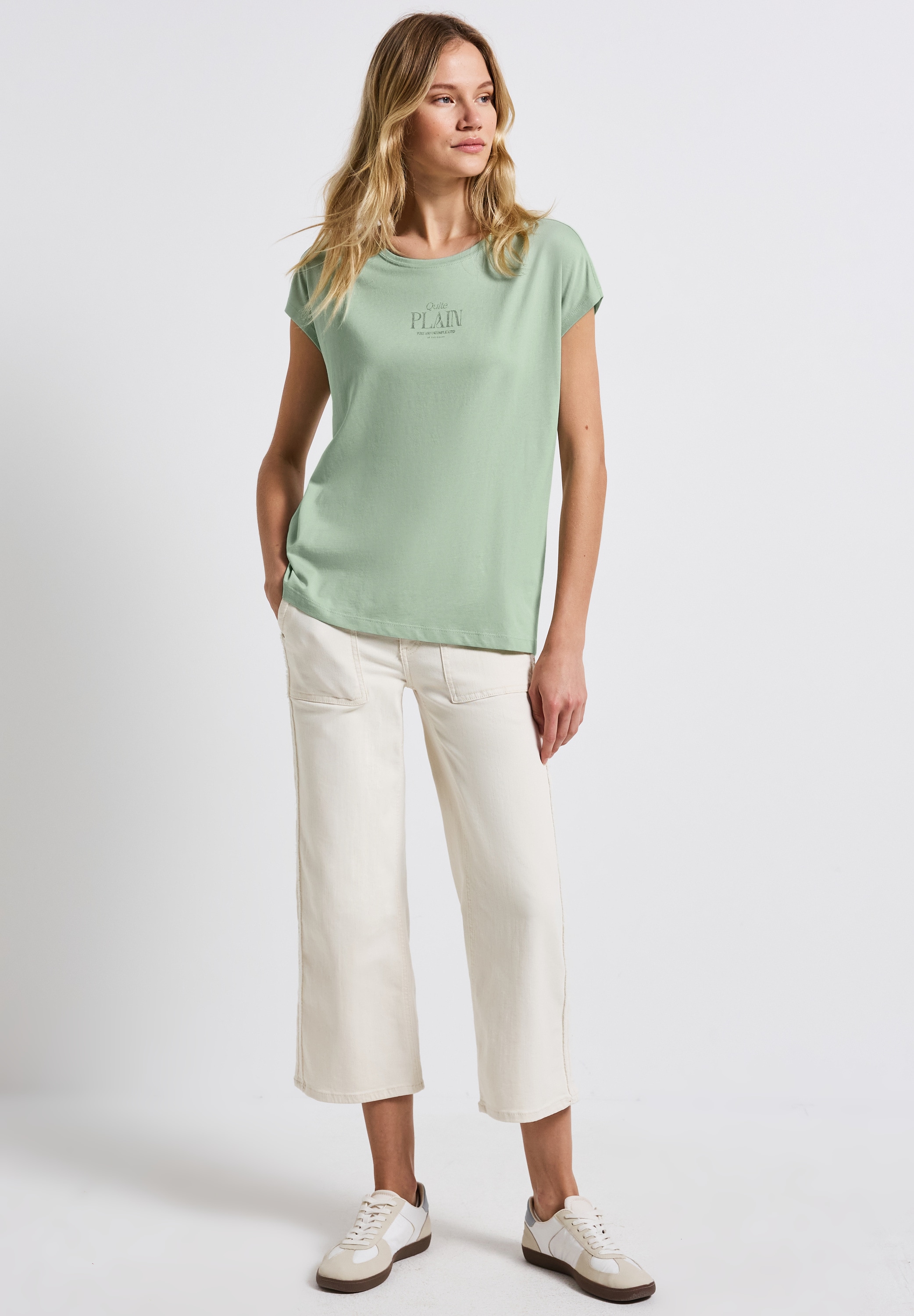 STREET ONE T-Shirt, im soften Baumwoll-Mix