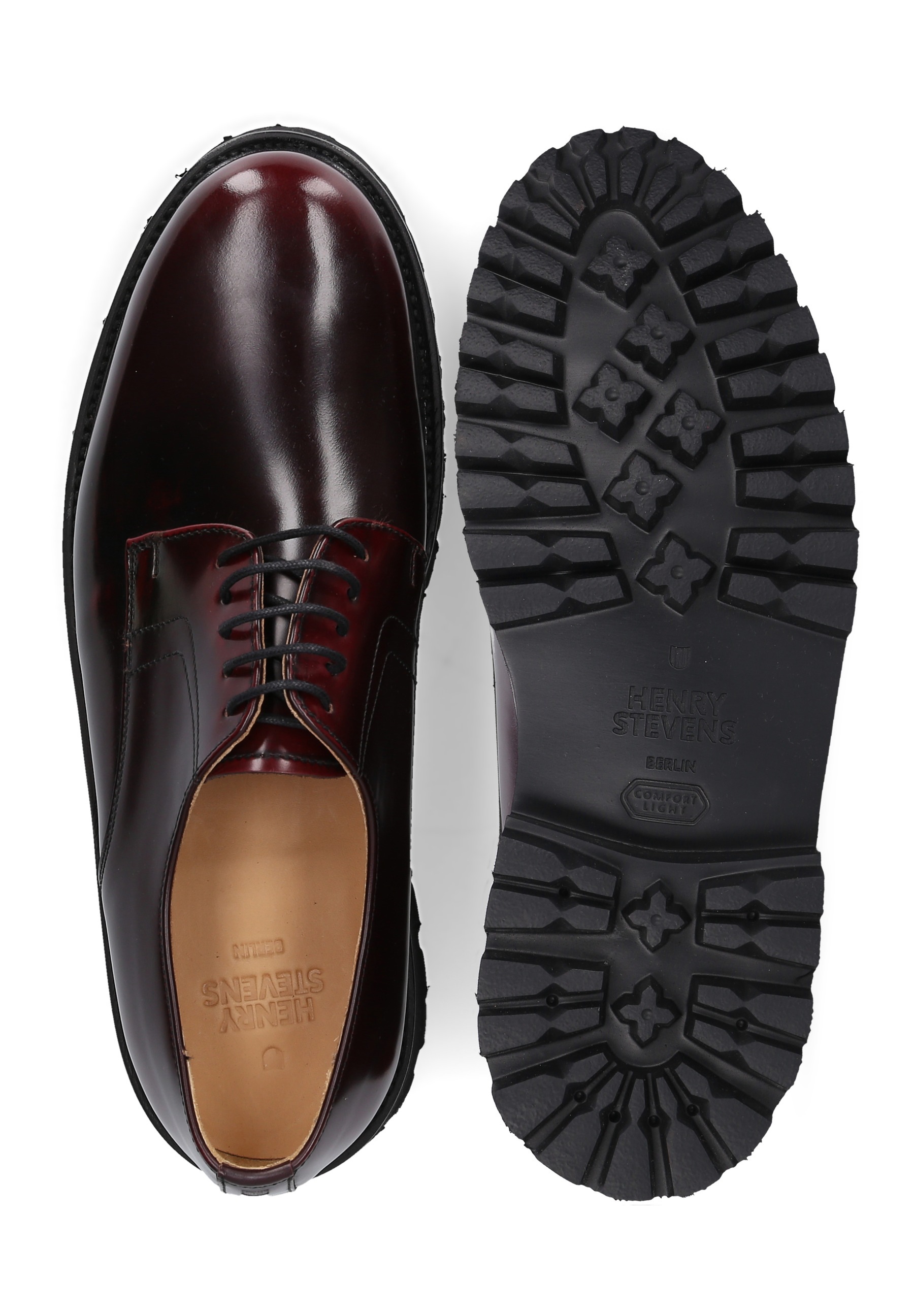 Henry Stevens Schnürschuh »Harry PD«  Herren Businessschuh Schnürschuh hangefertigt, Lederschuh