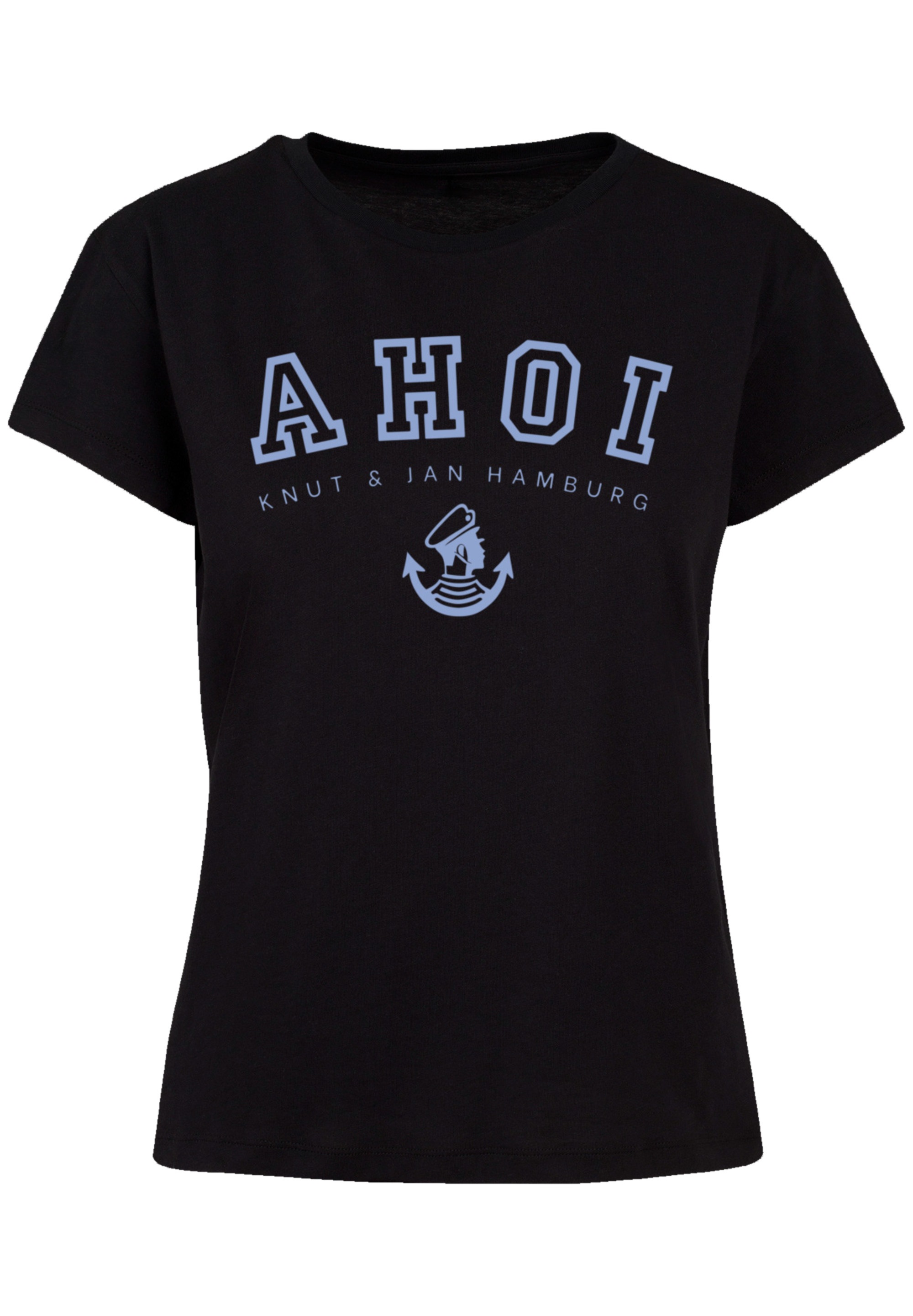 F4NT4STIC T-Shirt »Ahoi Knut & Jan Hamburg«, Print