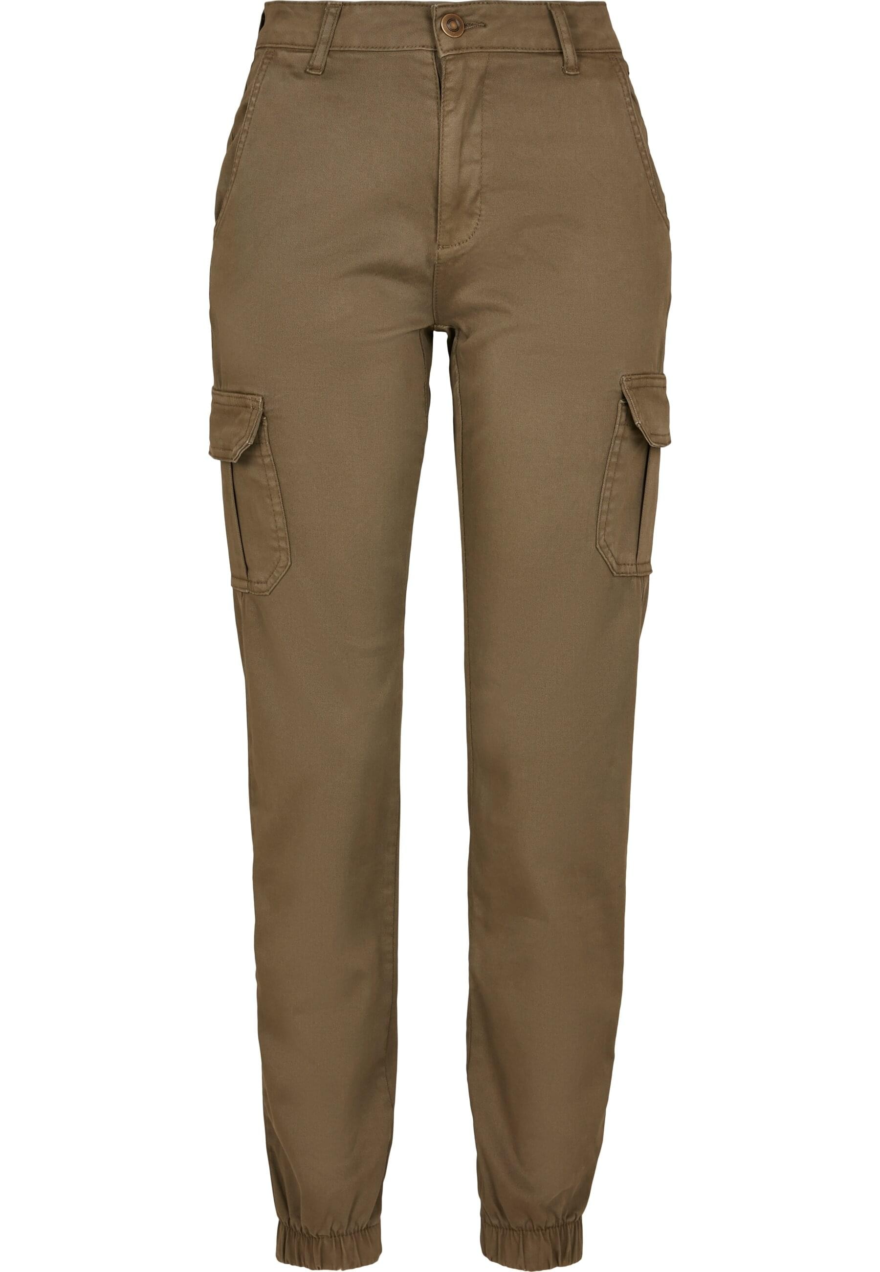 Cargohose »Urban Classics Damen Ladies High Waist Cargo Pants«, (1 tlg.)