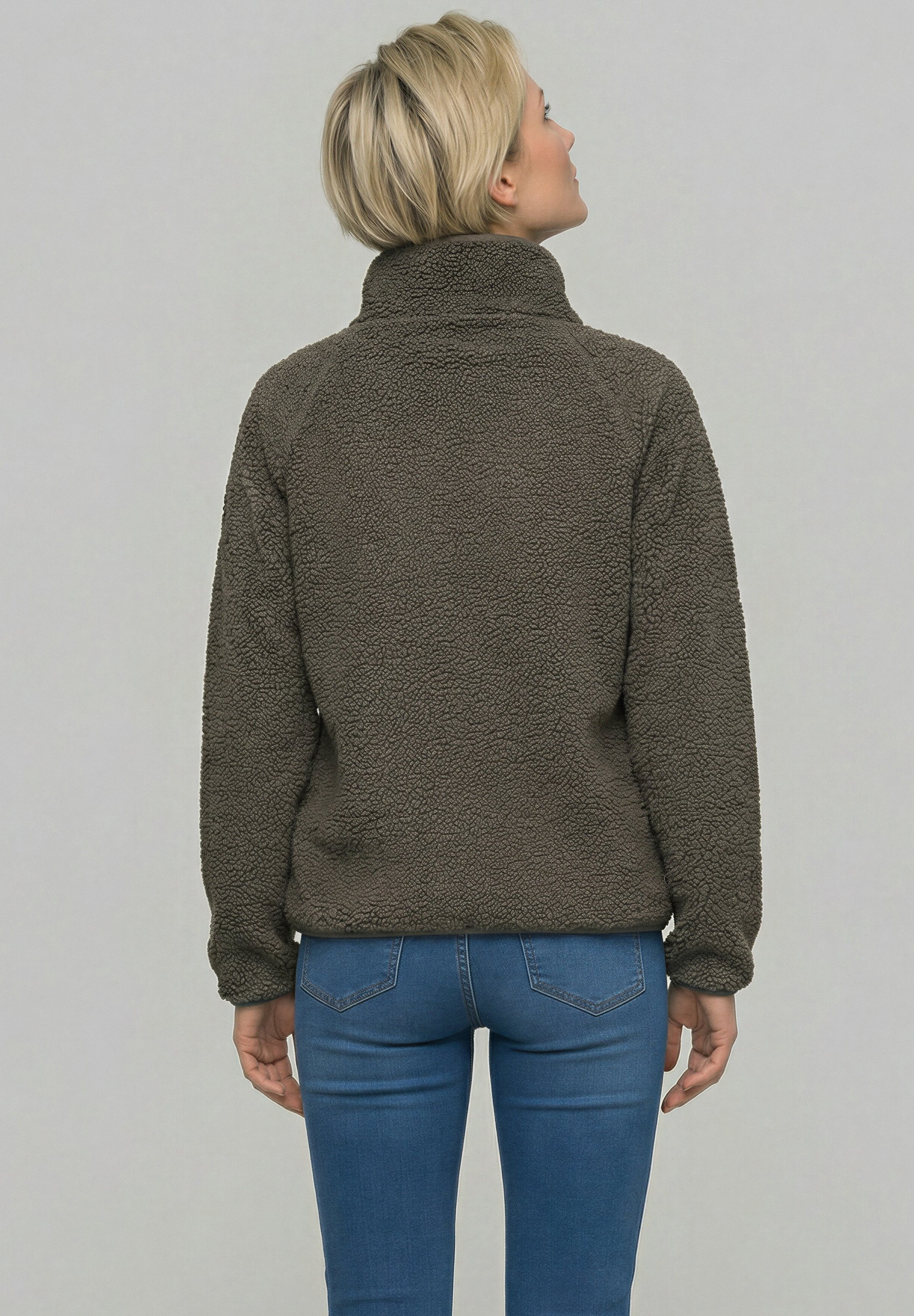 Derbe Fleecejacke »Kuschelby Troyer« ohne Kapuze Fleecepullover, Halfzip, warm, gemütlich