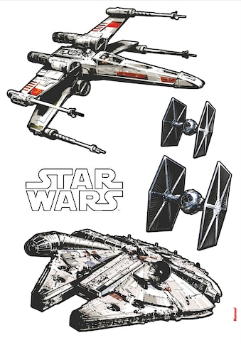 Komar Wandtattoo »Star Wars Spaceships« (5 S...