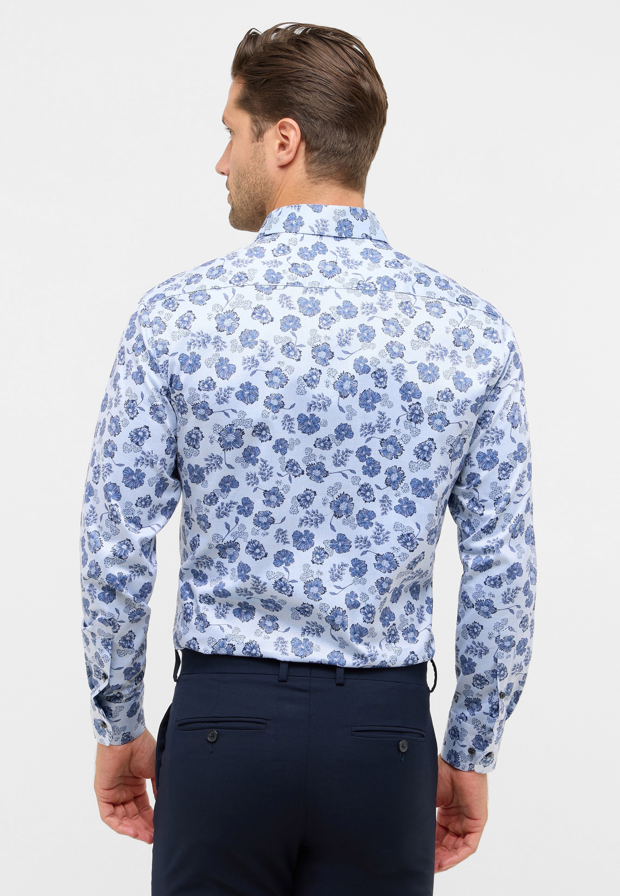 Eterna Langarmhemd »MODERN FIT«, NON IRON (bügelfrei)