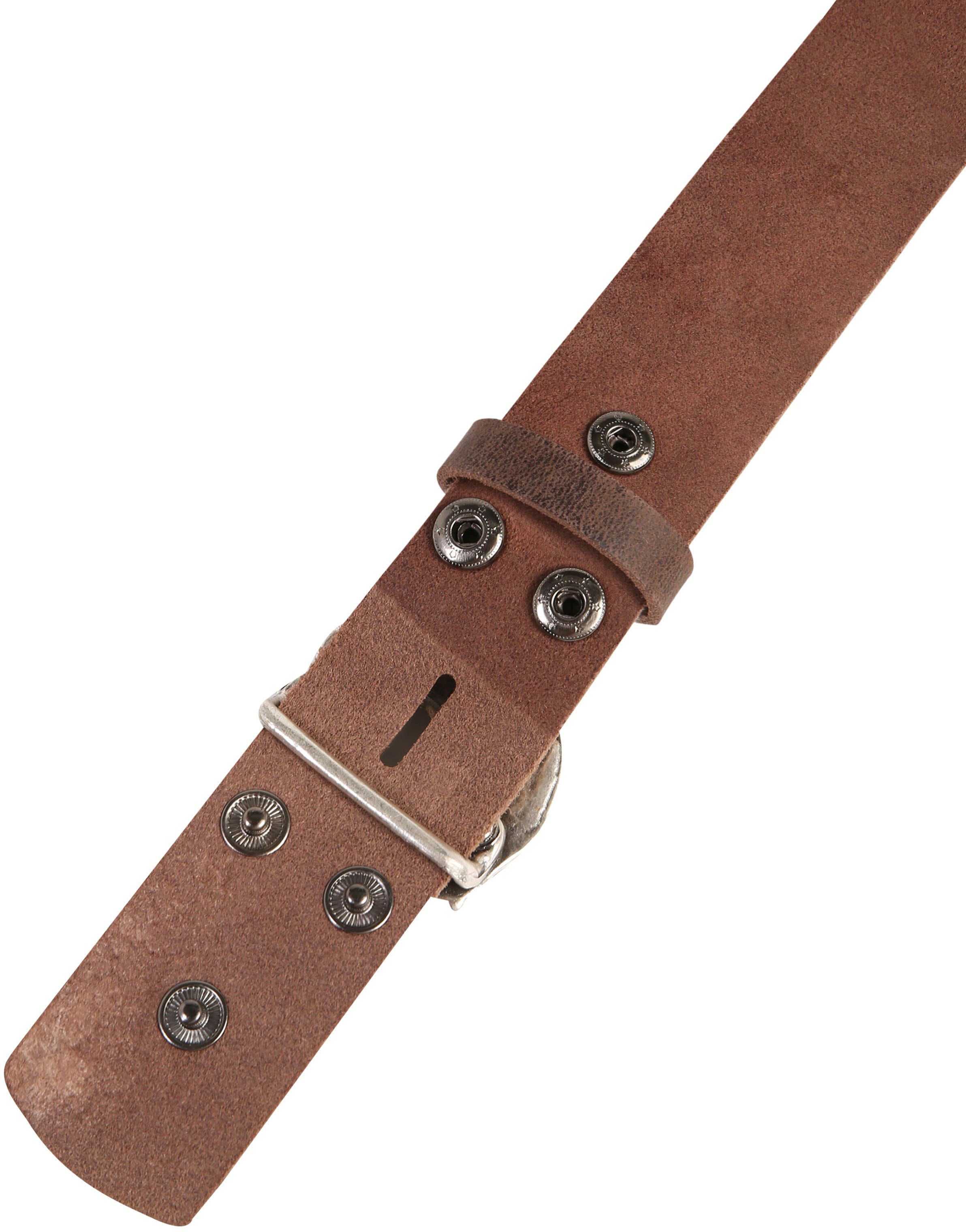 Thumbnail - Rettungsring Gürtel Ledergürtel mit Pferde-Koppelschließe