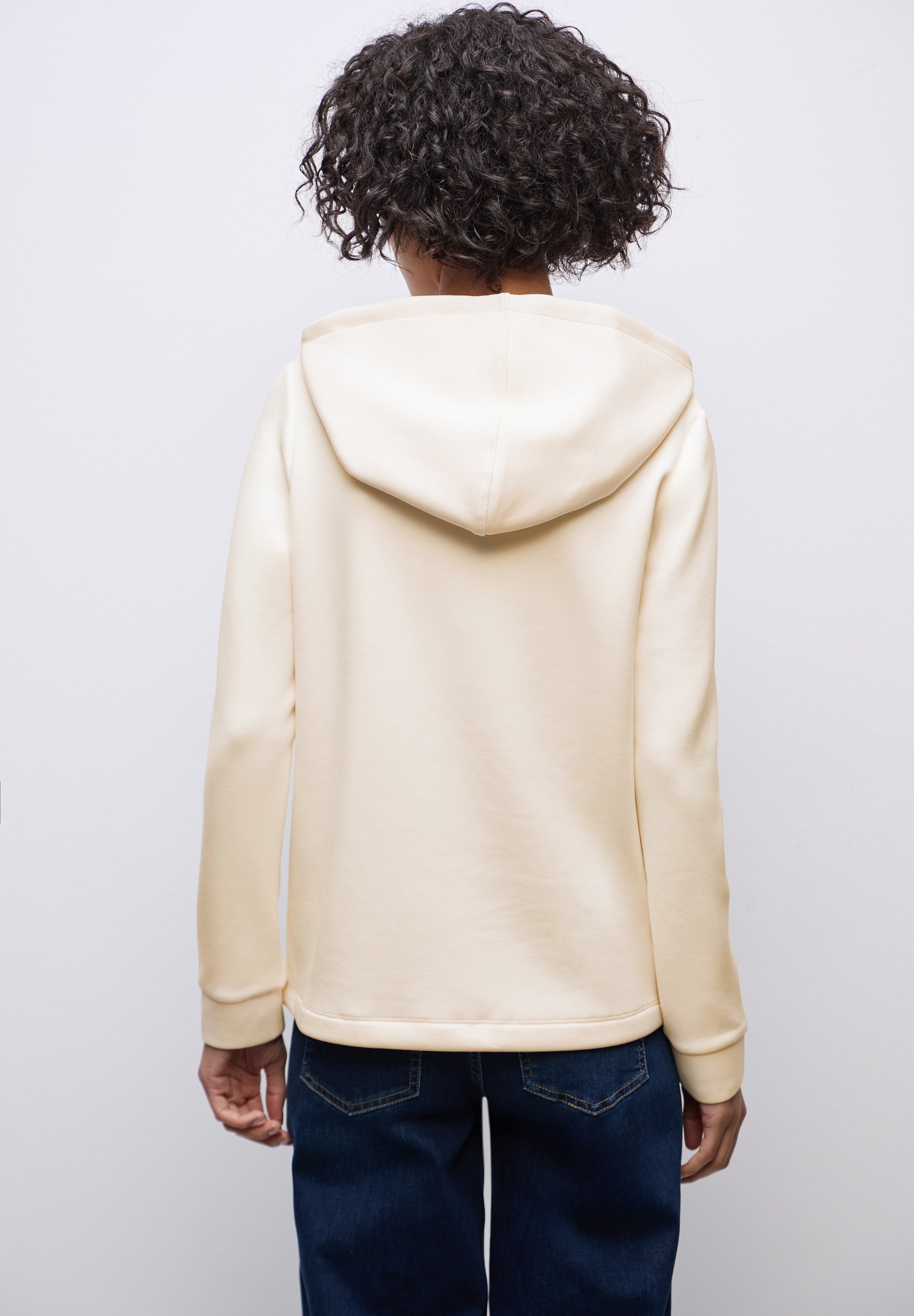 Thumbnail - STREET ONE Hoodie, mit elastischem Materialmix