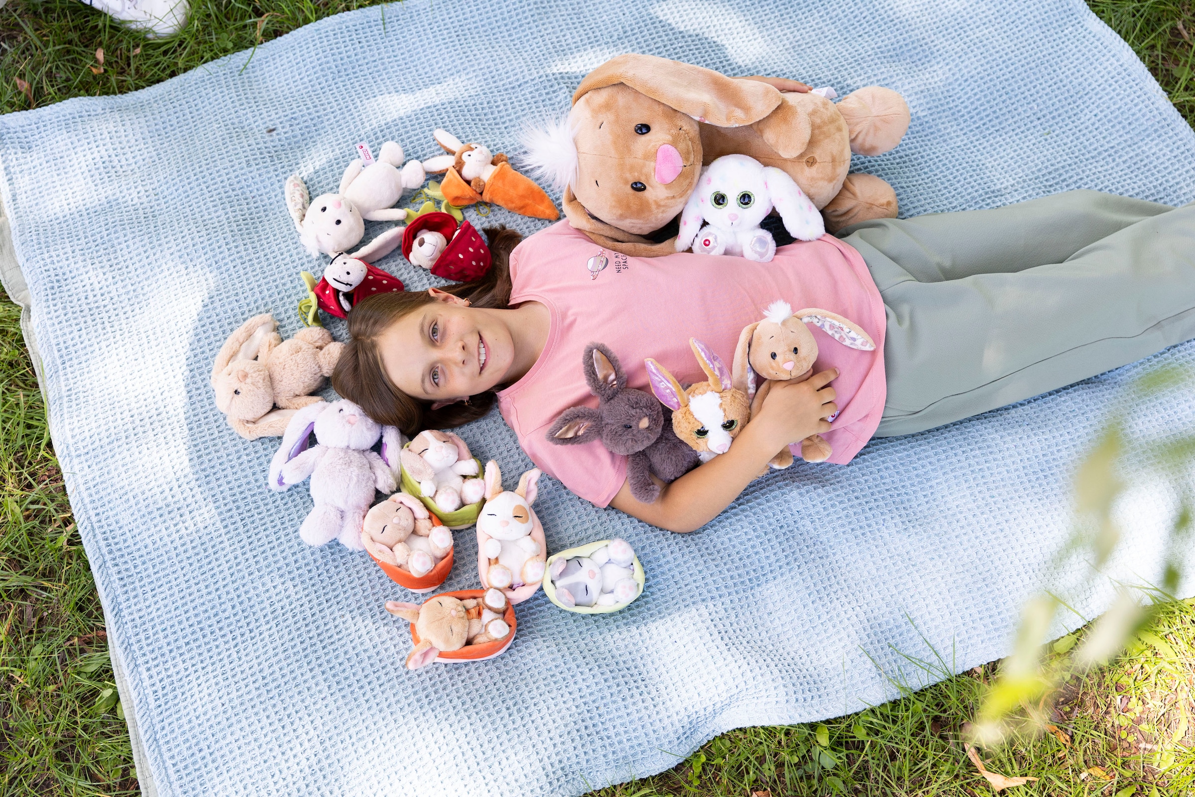 Nici Kuscheltier »My NICI Bunny, Hase hellbraun 20 cm schlenkernd GREEN«