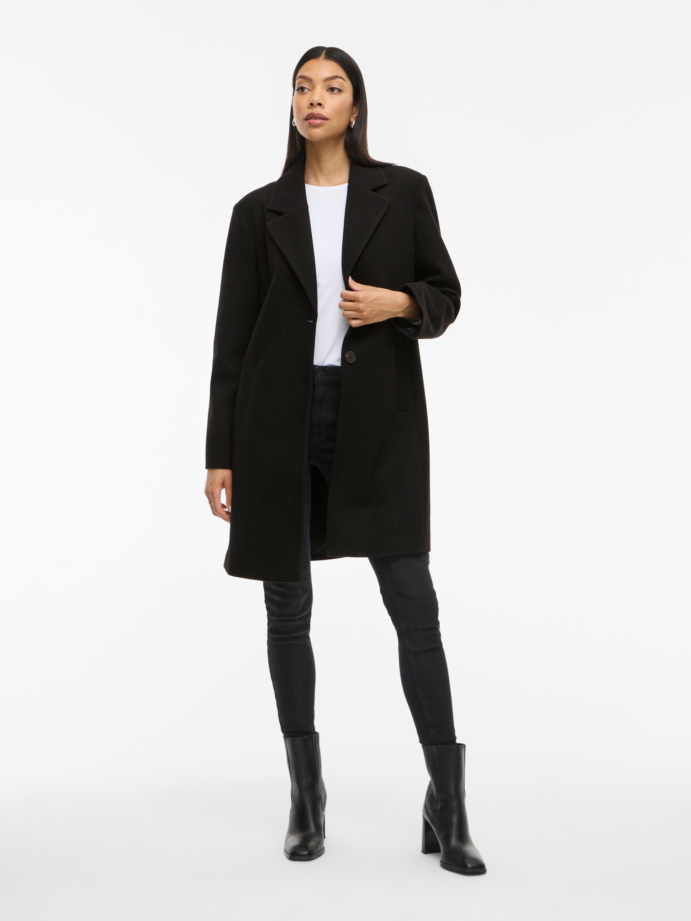 Thumbnail - Vila Kurzmantel "VICLAUDIA BUTTON COAT - NOOS"