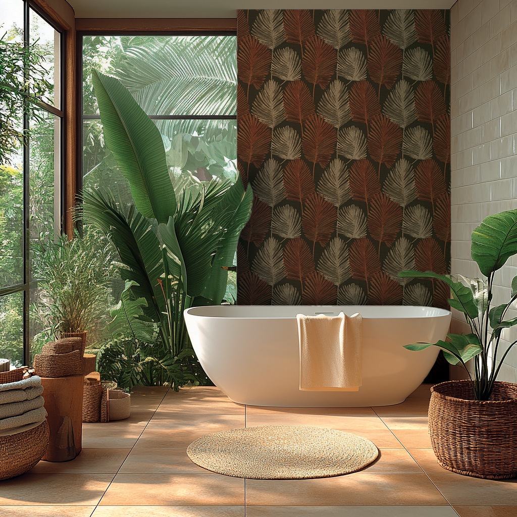 living walls Vliestapete »Dschungel-Tapete Türkis bunt strukturiert tropisch« botanisch strukturiert