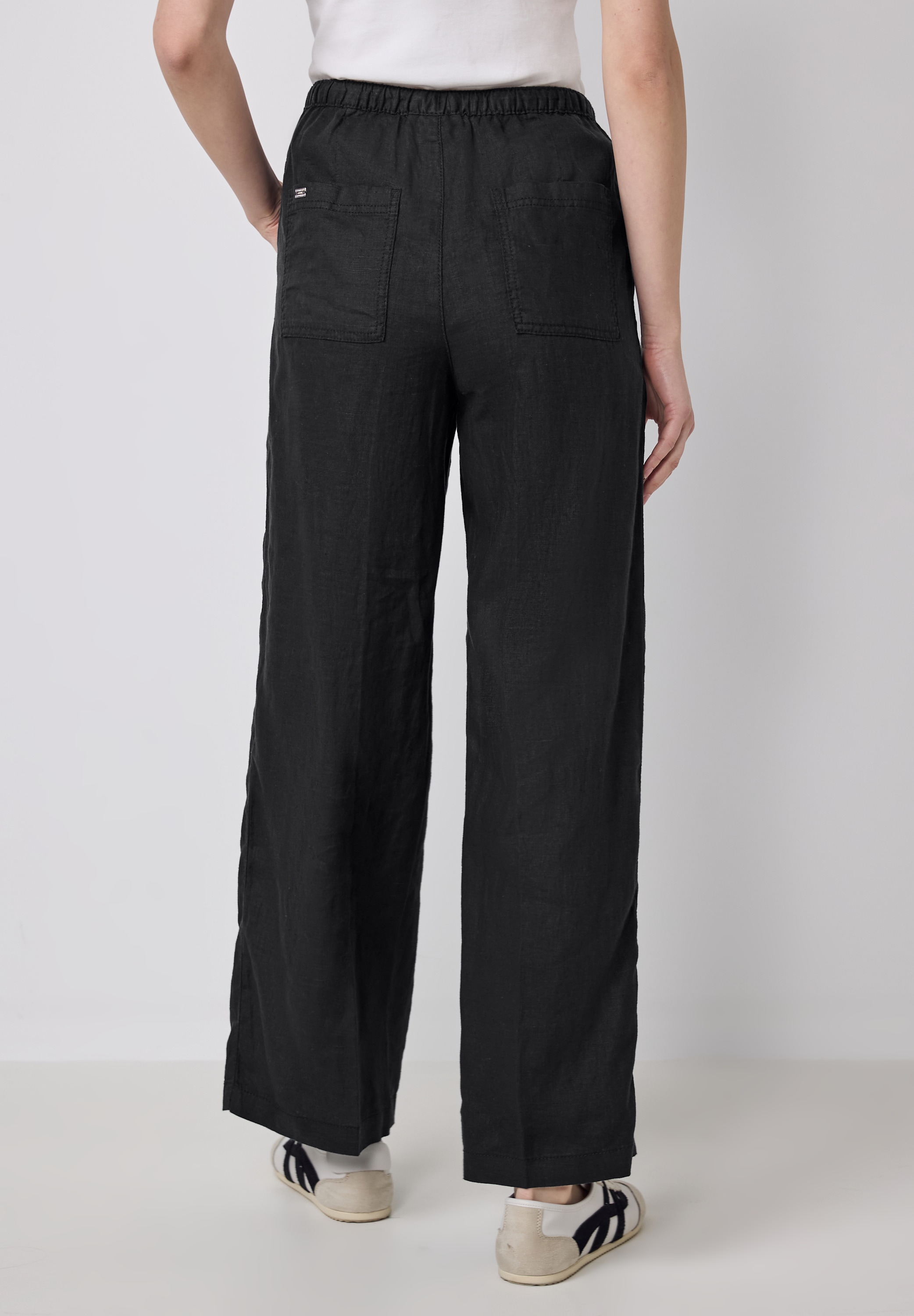 STREET ONE STUDIO Stoffhose, Elastikbund mit Tunnelzug