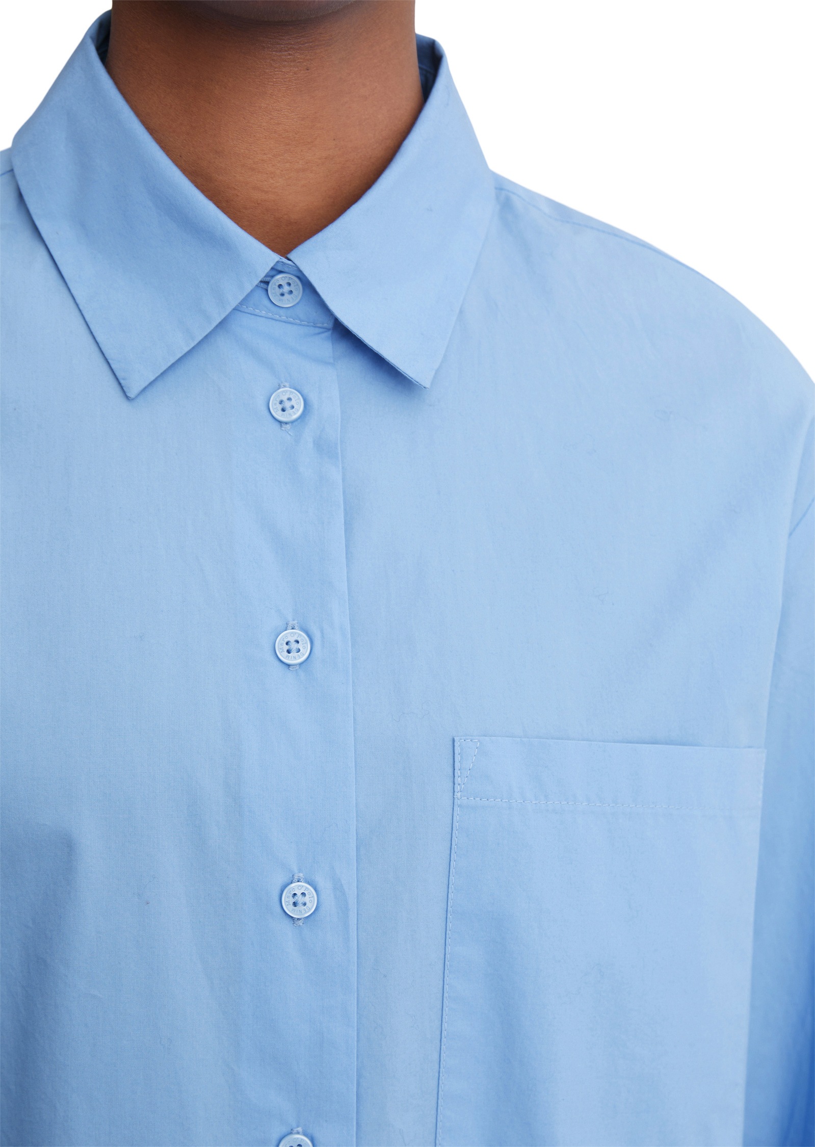 Marc O'Polo DENIM Langarmbluse »aus softem Organic Cotton«