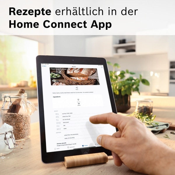 BOSCH Küchenmaschine »Serie 8, 9 Automatikprogramme, integrierte Waage, Timer, 6l Schüssel« Edelstahlschüssel, 3 Rührwerkzeuge spülmaschinenfest, 7 Stufen, 1800 W