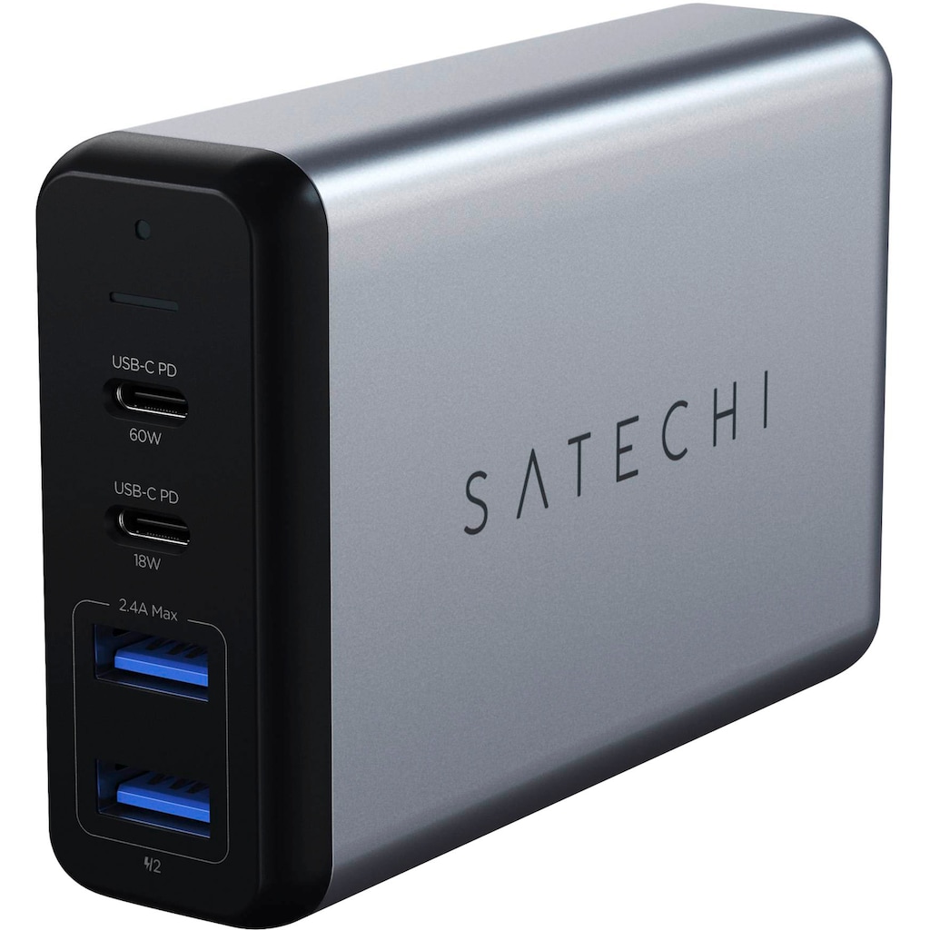 Satechi USB-Ladegerät »75W Dual Type-C PD Travel Charger«, (1 St.)