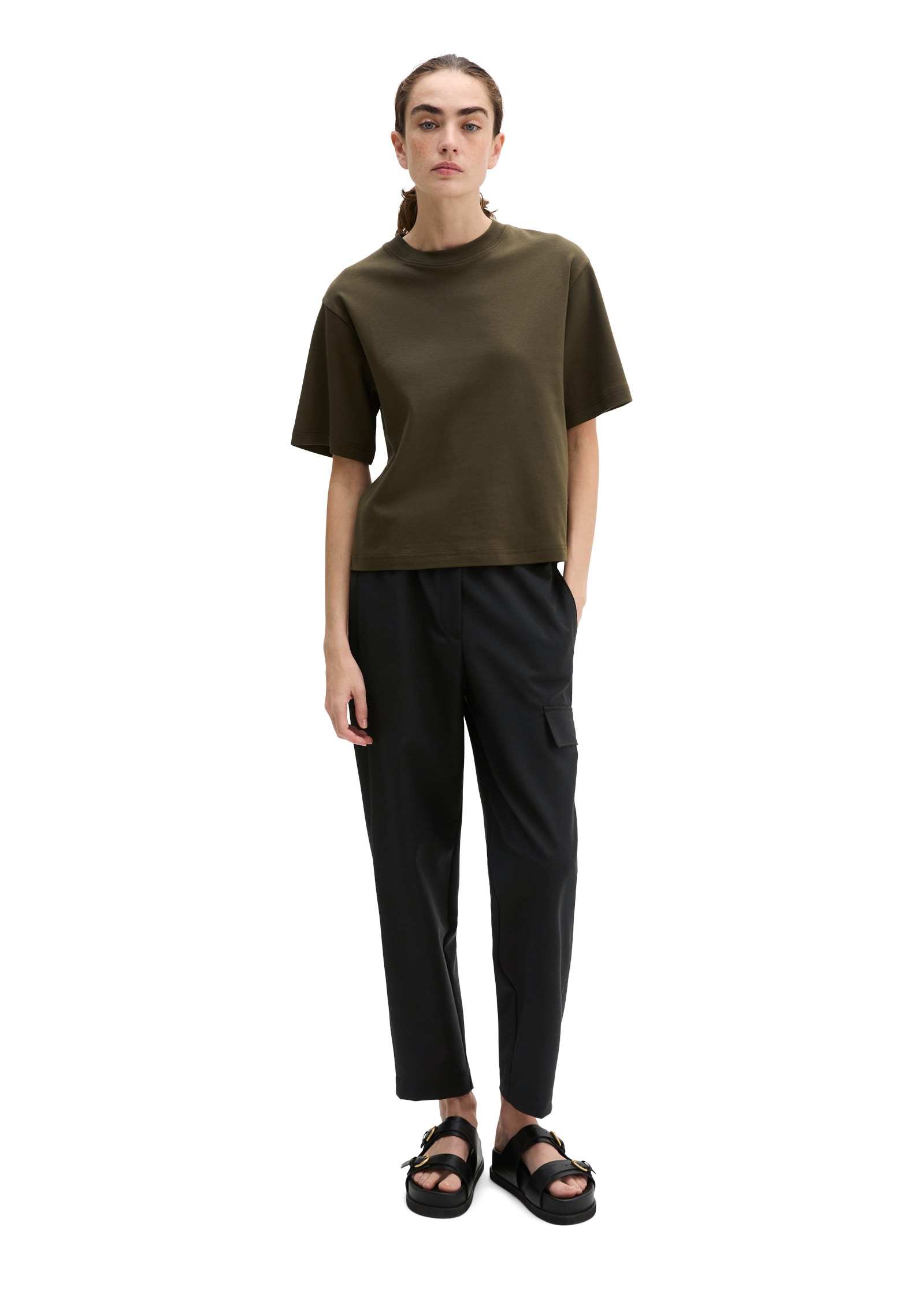 Marc O'Polo T-Shirt »aus Interlock-Jersey«