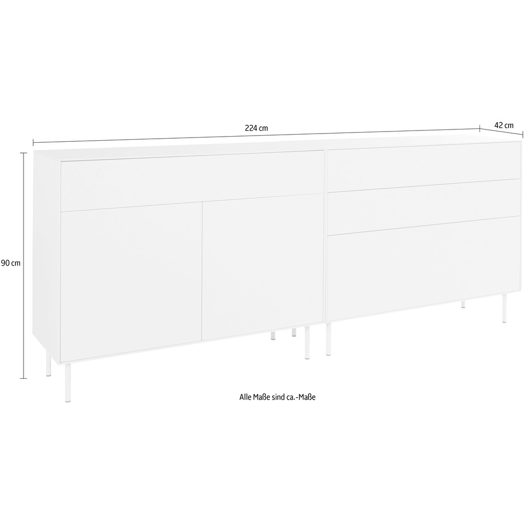 LeGer Home by Lena Gercke Sideboard »Essentials«, (2 St.)