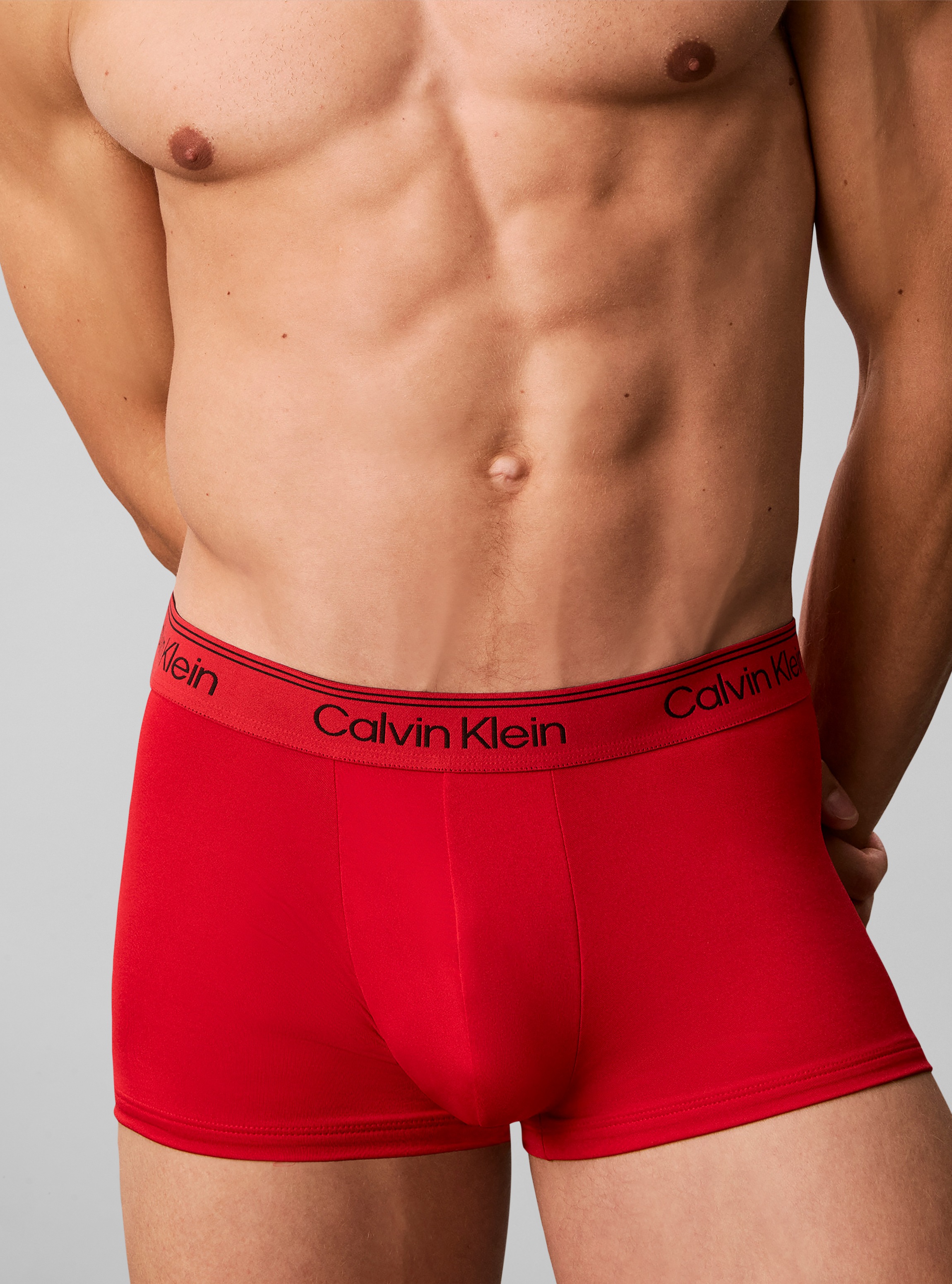 Calvin Klein Underwear Trunk »LOW RISE TRUNK 3PK« Packung, 3er-Pack,  Regular fit mit elastischem Bund