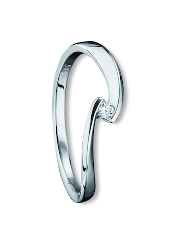 Diamantring »0.04 ct Diamant Brillant Ring aus 585 Weißgold«
