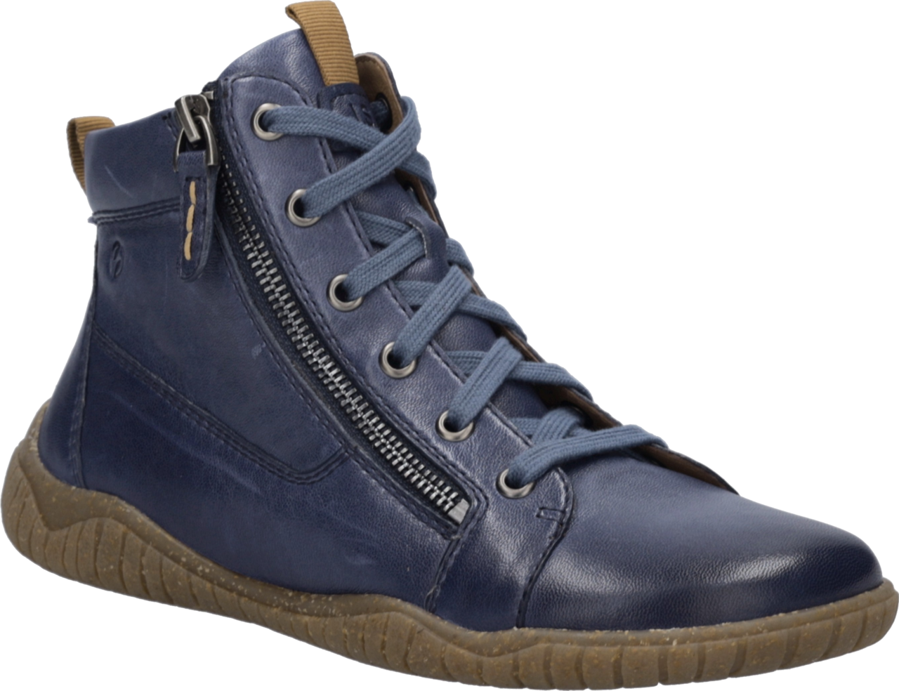 Josef Seibel Barfußschuh "Wynona 15" Schnürboots mit zwei Reißverschlüssen, Weite G (=weit)
