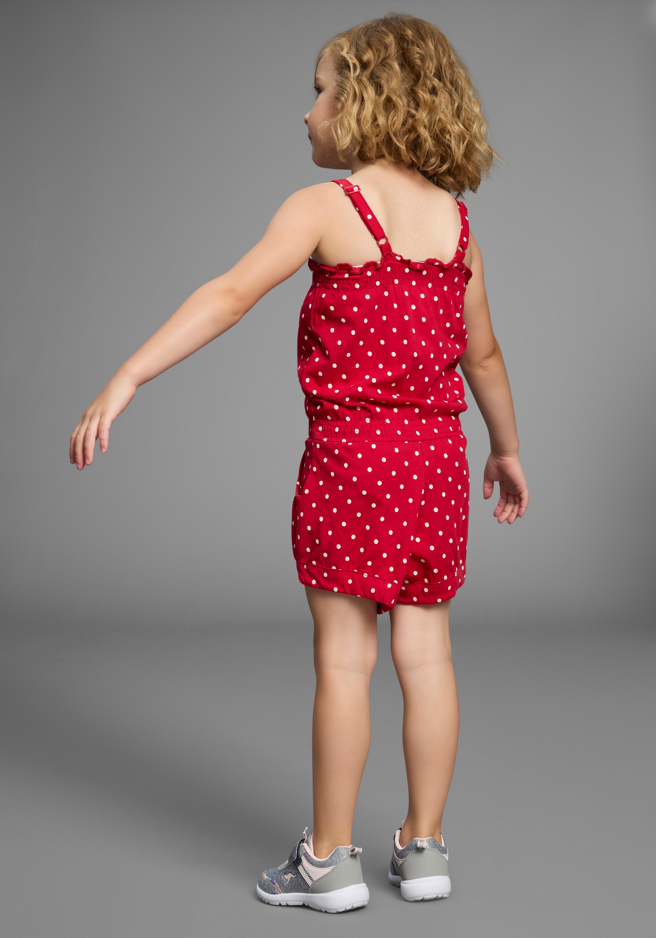 KIDSWORLD Kurzoverall »für kleine Mädchen«, niedlich gepunktet