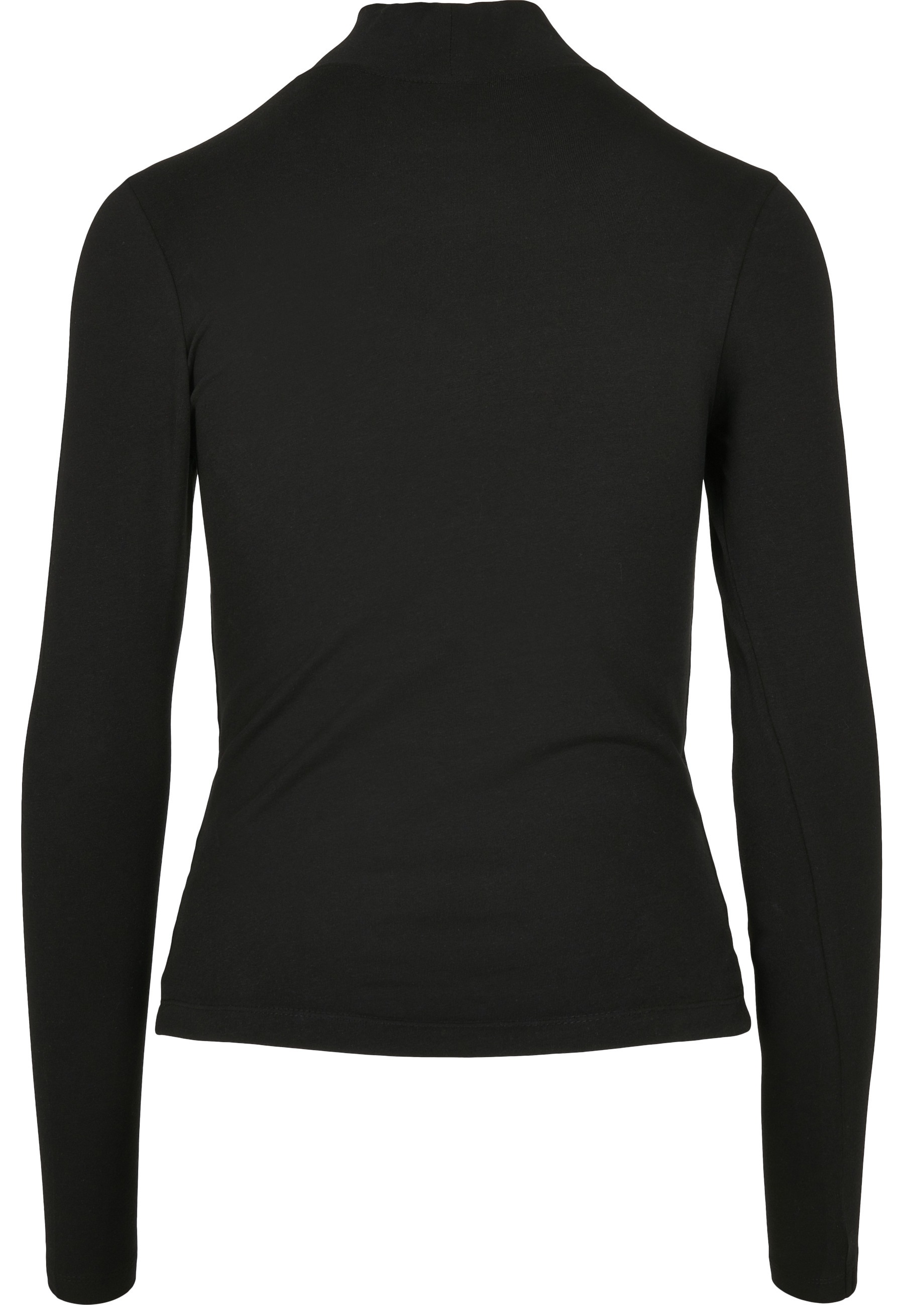 URBAN CLASSICS Langarmshirt »Urban Classics Damen Ladies Cut-Out Turtleneck Longsleeve« 1 Stk.