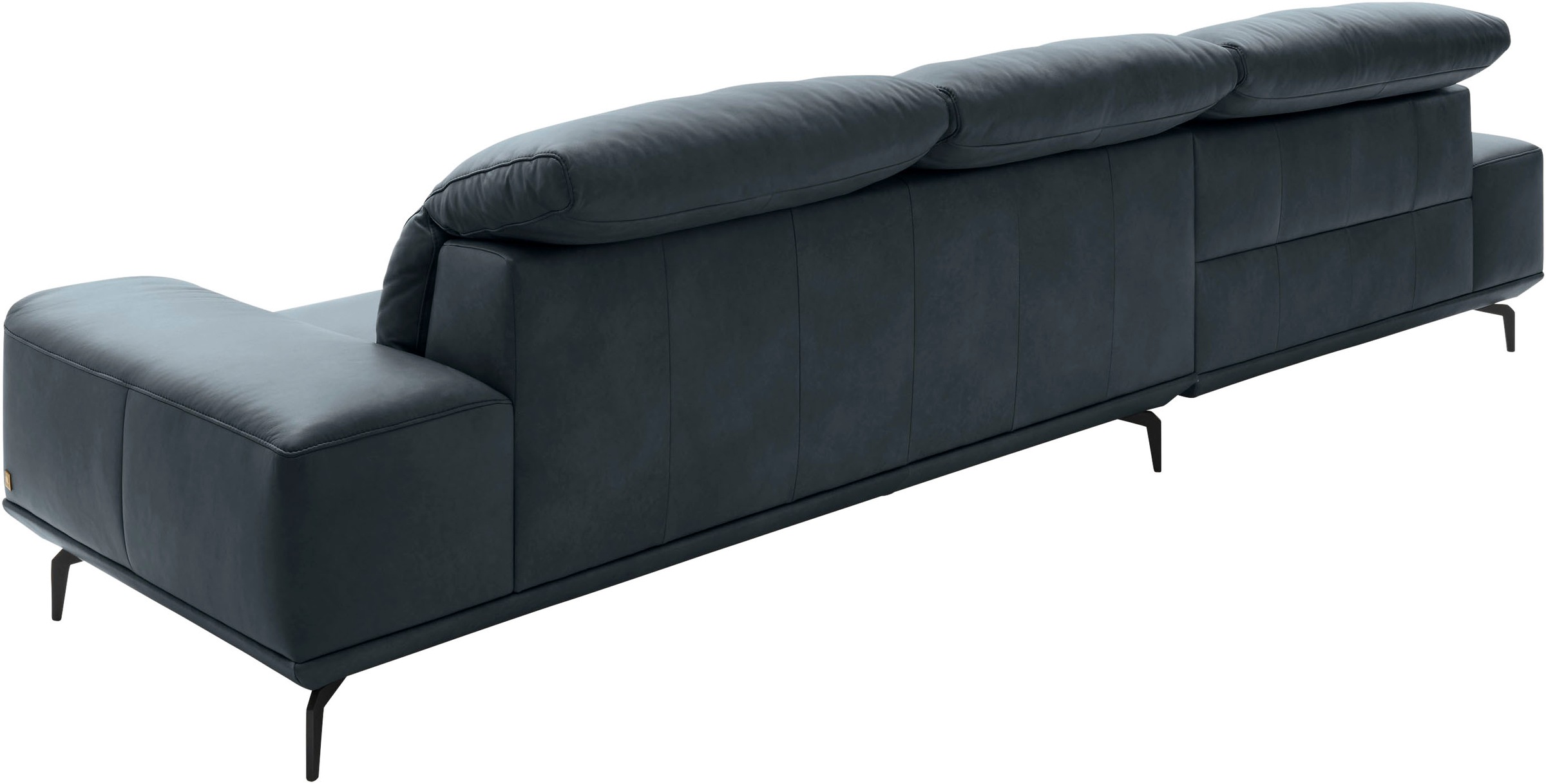 Musterring Wohnlandschaft »MR 2490«, Fuß Schwarz, Sitzhöhe 46cm, wahlweise mit Funktionen, Maße 342x207 cm