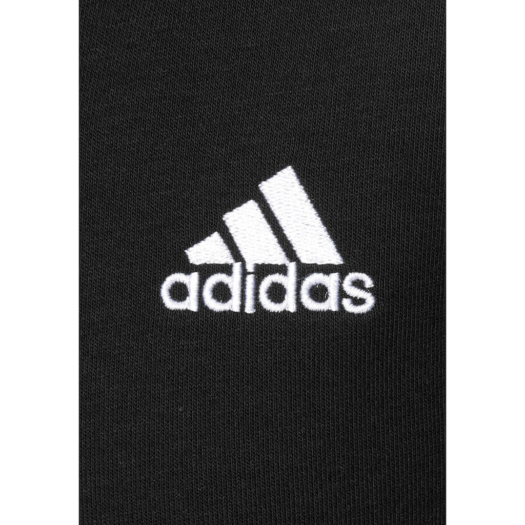 adidas Sportswear Kapuzensweatjacke »ESSENTIALS 3-STREIFEN CROPPED HOODIE«, (1 tlg.)