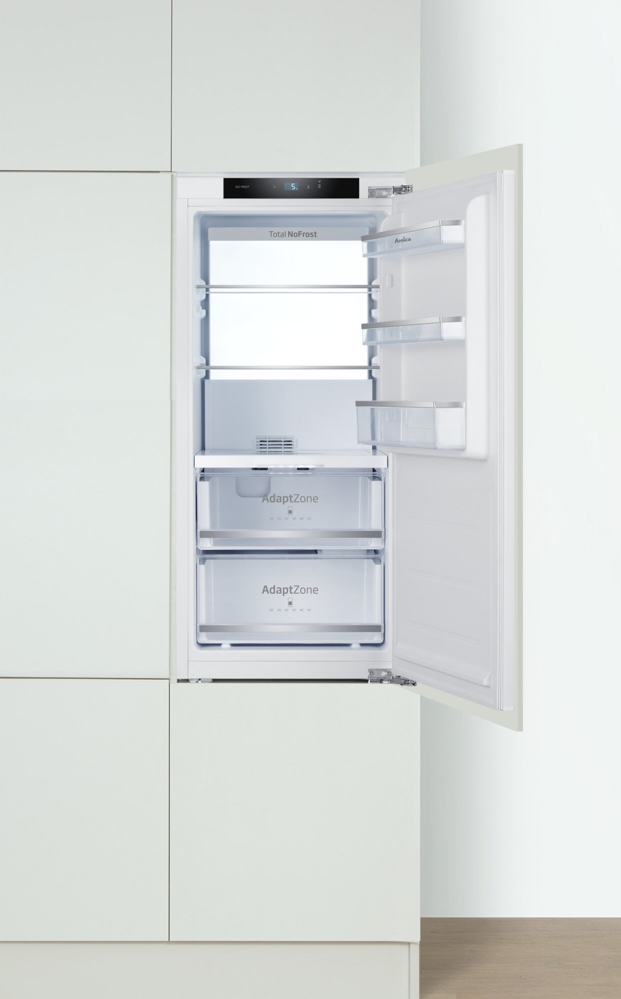 Amica Einbaukühlschrank "EVKSX 352 250" 122,1 cm hoch 55,6 cm breit günstig online kaufen