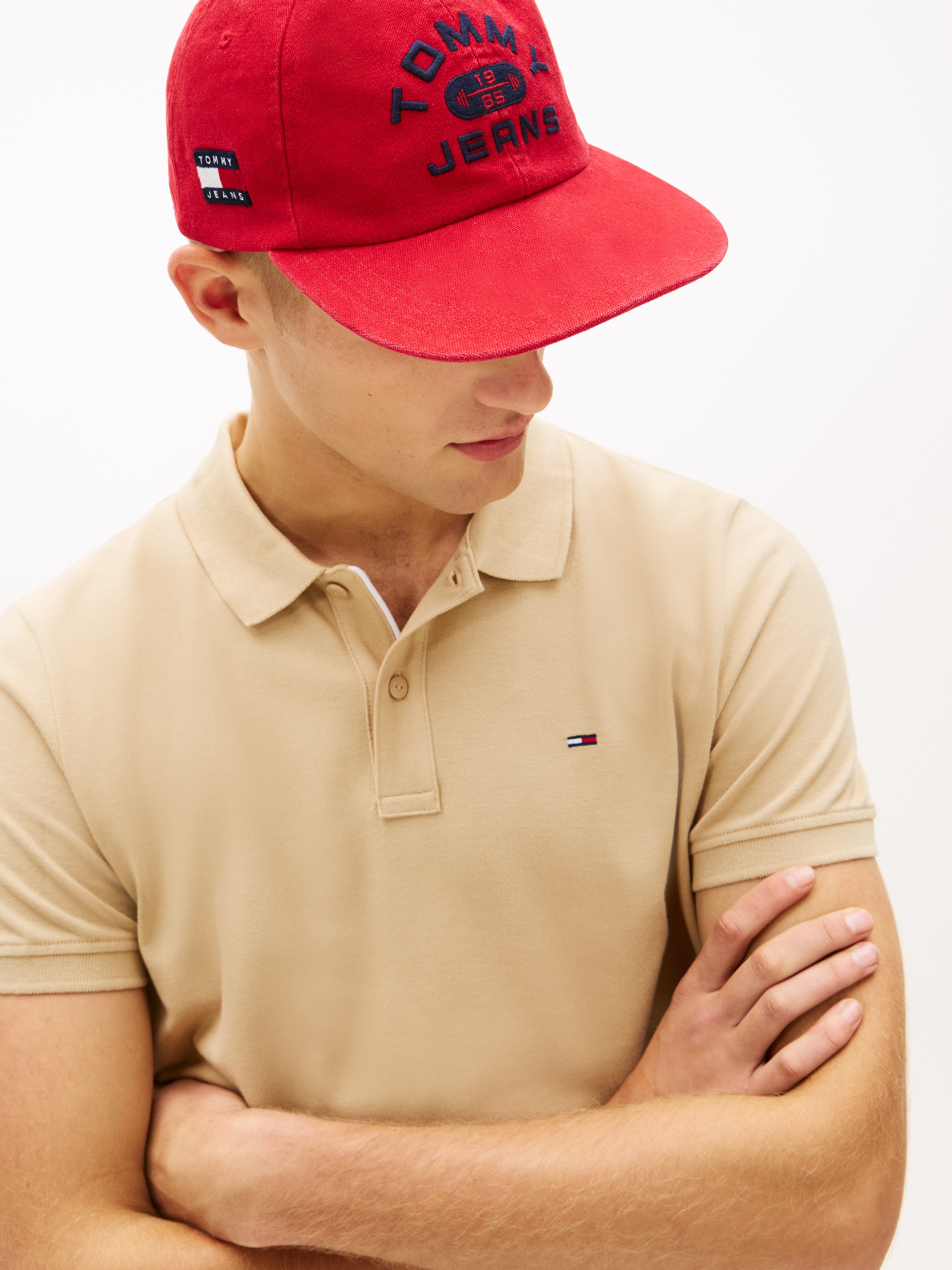 Tommy Jeans Poloshirt "TJM SLIM PLACKET POLO EXT" günstig online kaufen
