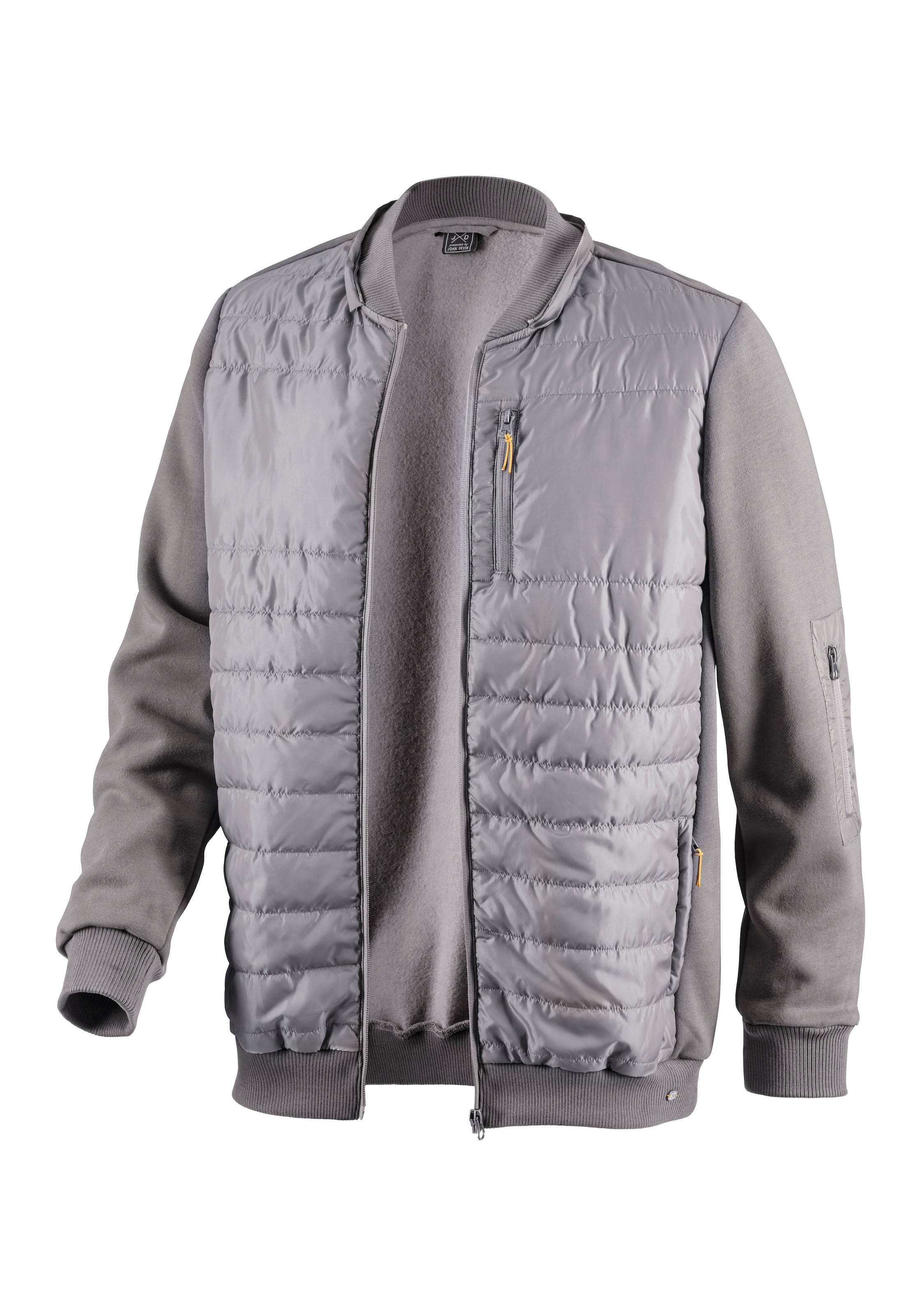 H.I.S Kapuzensweatjacke, im vorderen Bereich gesteppt, mit abnehmbarer Kapuze