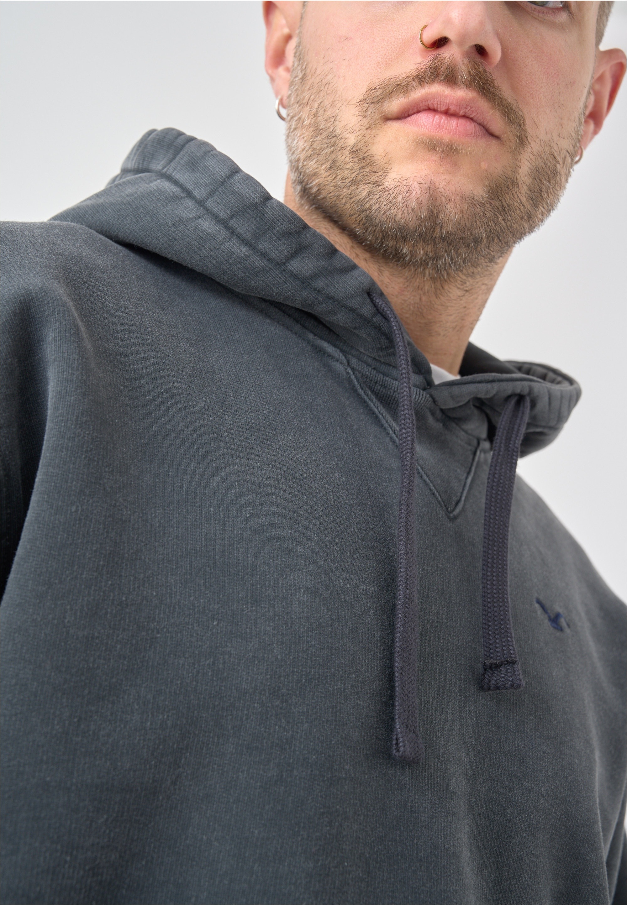 Cleptomanicx Kapuzensweatshirt »Boxy Hooded Ligull Washed«, im lockeren Schnitt