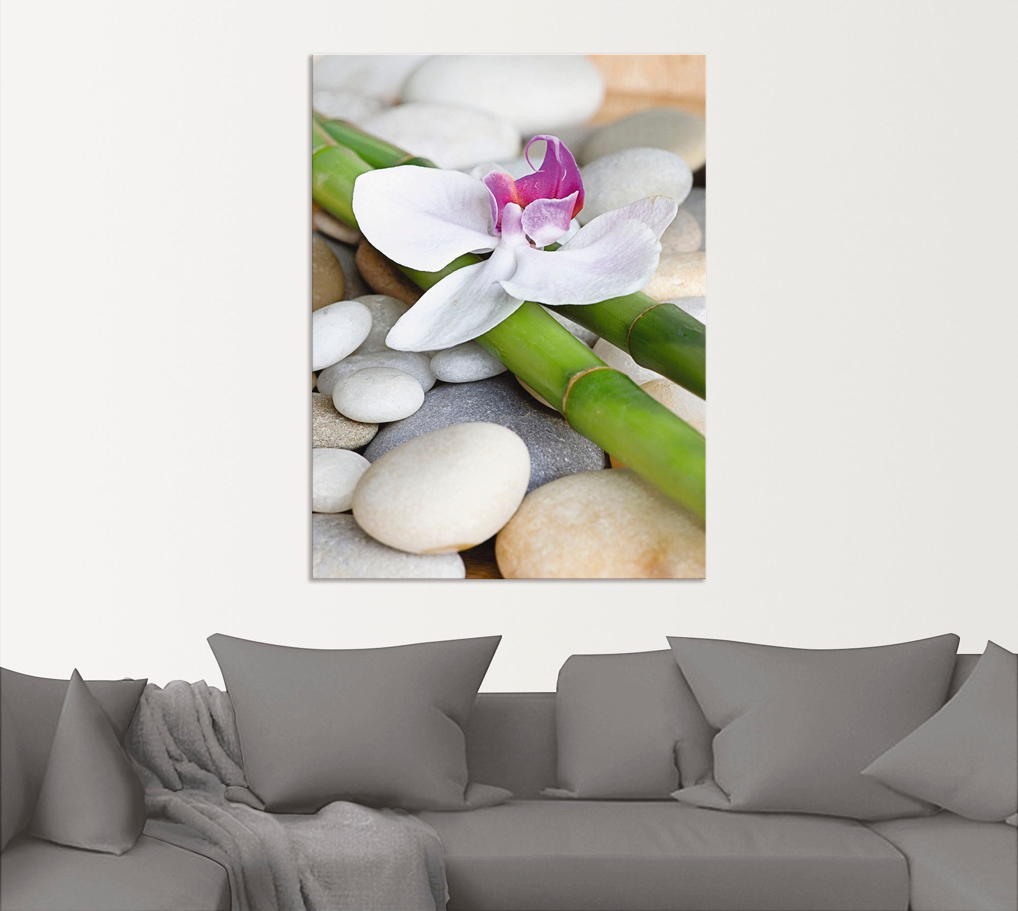 Artland Wandbild »Zen Orchidee«, Zen, (1 St.), als Alubild, Outdoorbild, Leinwandbild, Wandaufkleber, versch. Größen
