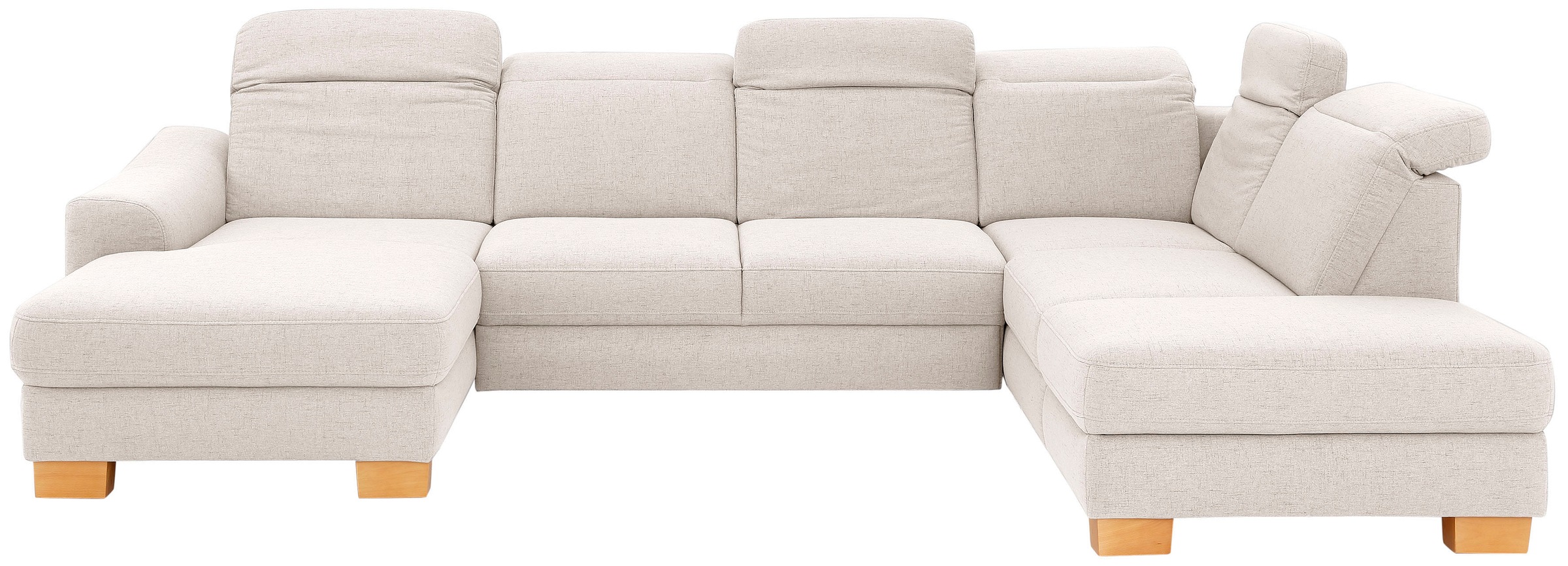 Home affaire Wohnlandschaft "Dundee U-Form" wahlweise mit Kopfteilverstellu günstig online kaufen