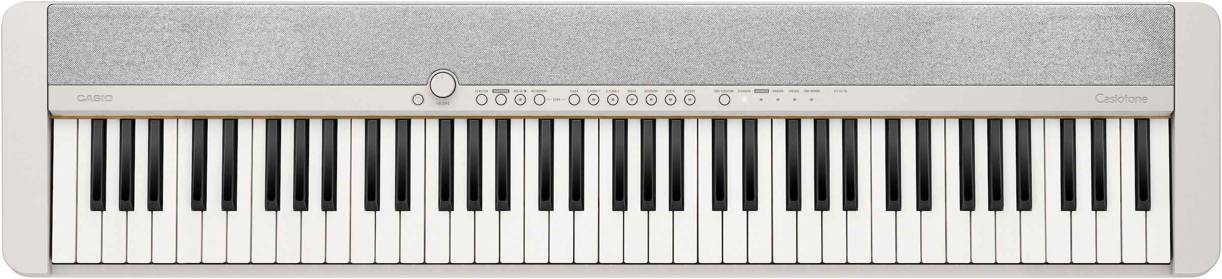 CASIO Home-Keyboard »CT-S1-76 weiß«, inkluisve Pedal und Stativ