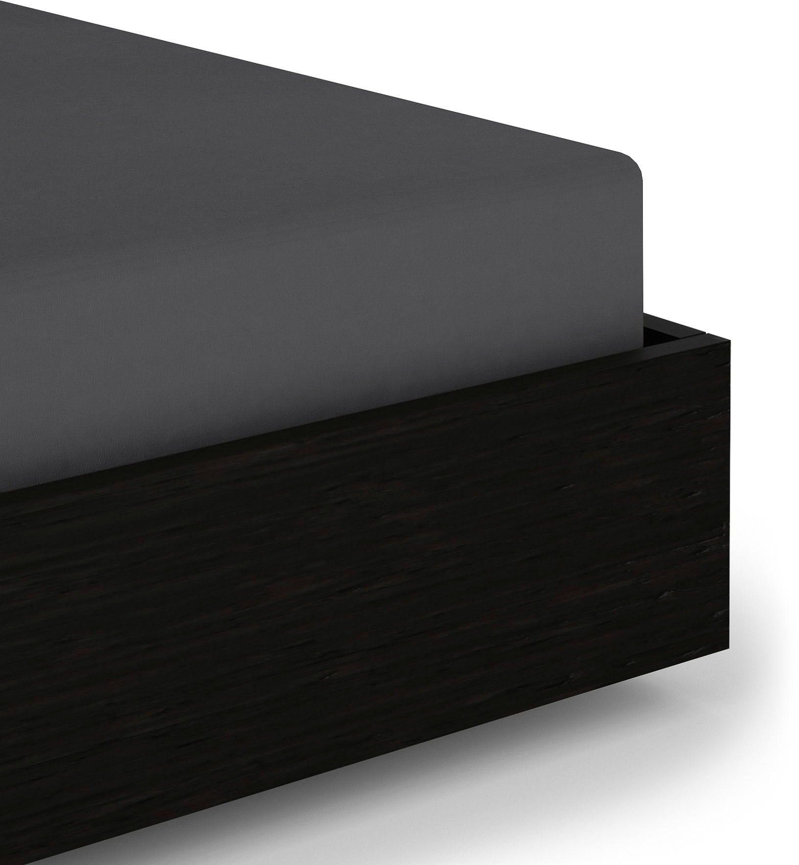 Heckett & Lane Spannbettlaken "Elementi" Laken aus 100% Baumwolle, hochwertiges Mako-Satin, Betttuch ab 90x200