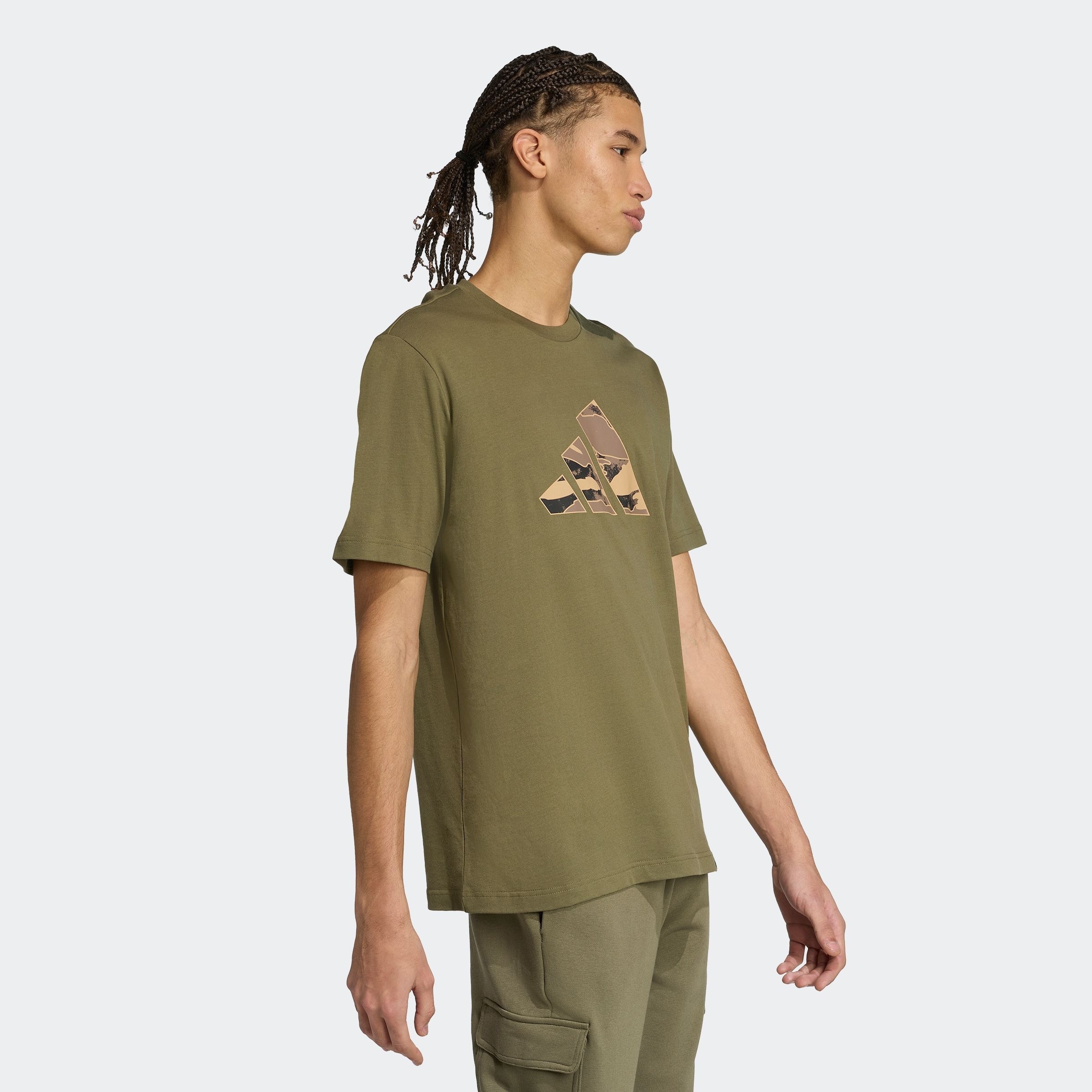adidas Sportswear T-Shirt "CAMO LOGO GRAFIK" sportlicher Stil, ohne Verschl günstig online kaufen