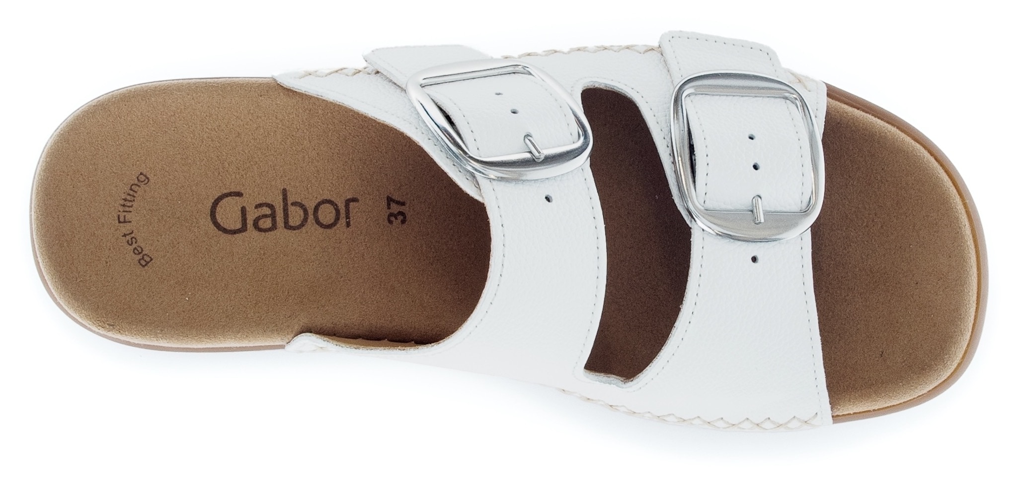 Gabor Pantolette, Keilabsatz, Sommerschuh, Bequemschuh, praktische Klettverschlüsse