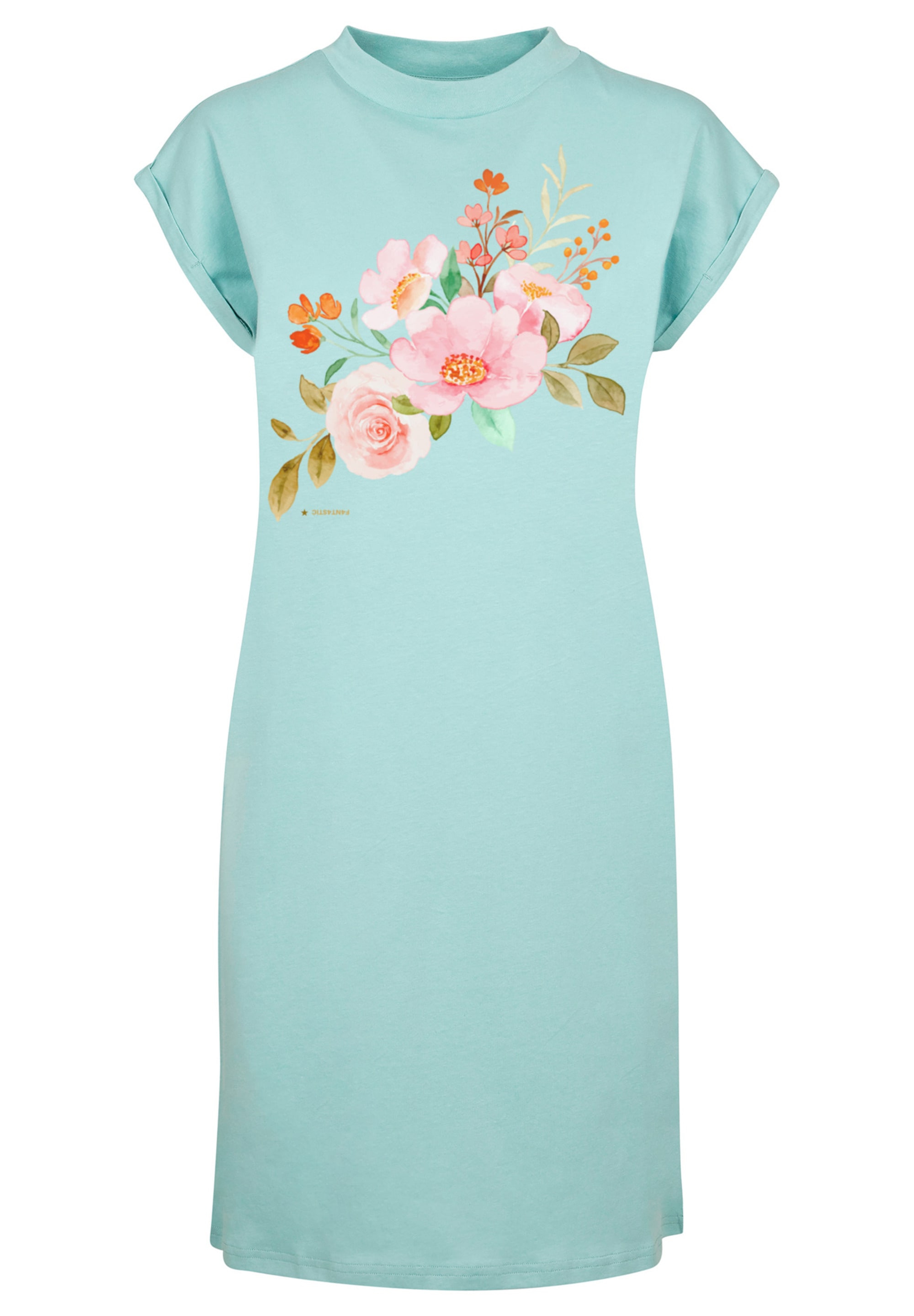 F4NT4STIC Shirtkleid "Blumen", Print günstig online kaufen