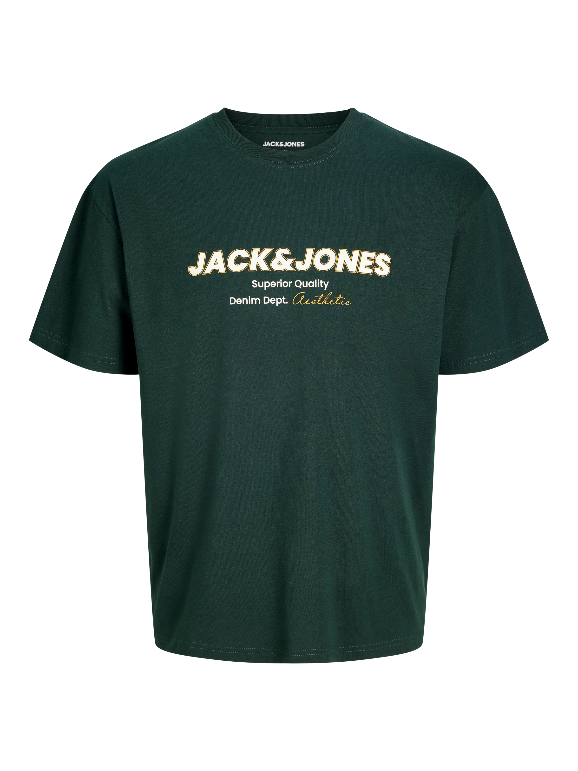 Jack & Jones T-Shirt "JJABBO TEE SS CREW NECK" Baumwolle, locker geschnitten