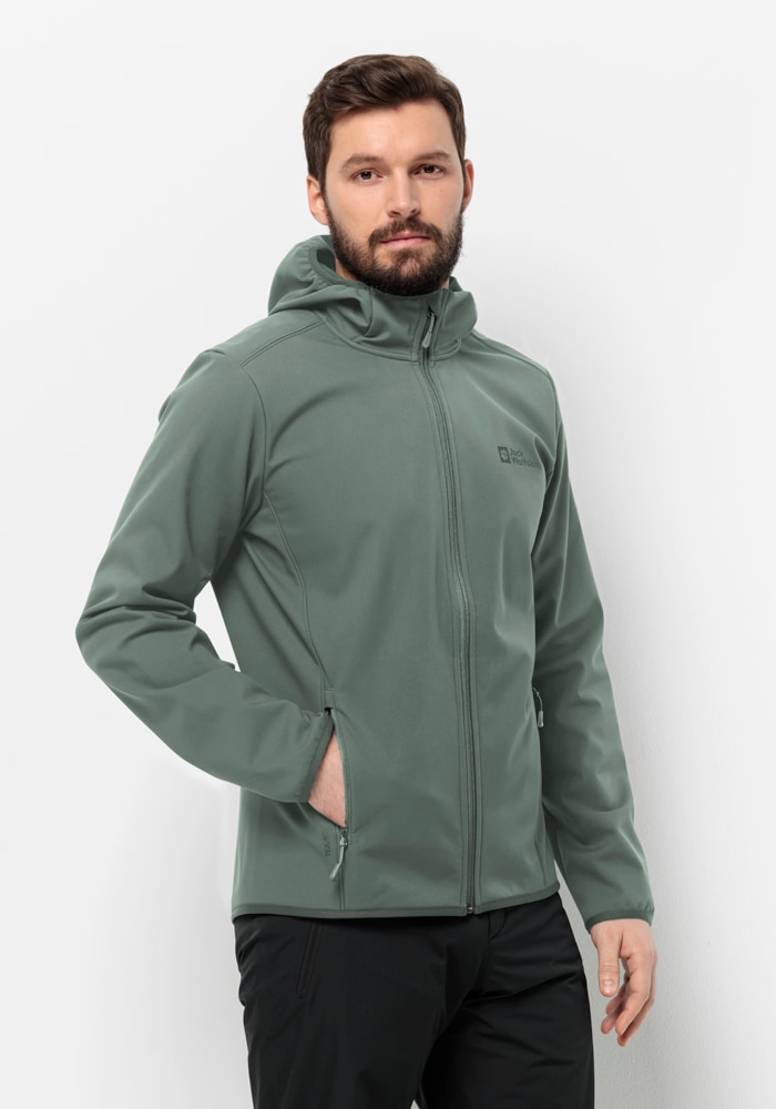 Jack Wolfskin Softshelljacke "BORNBERG HOODY M" mitKapuze günstig online kaufen