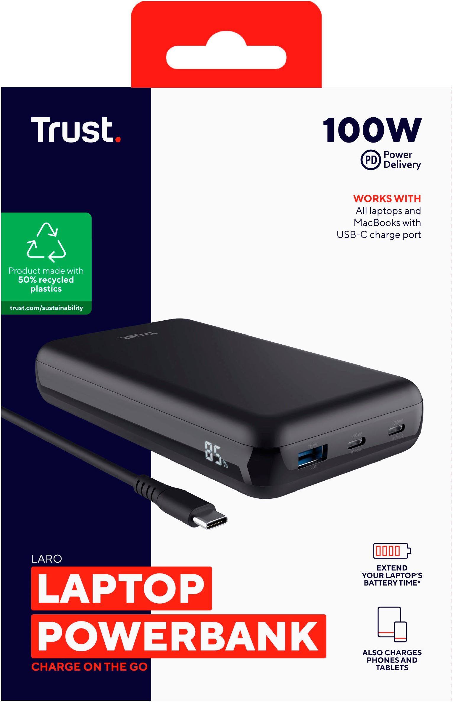 Trust Ladestation »LARO 100W«