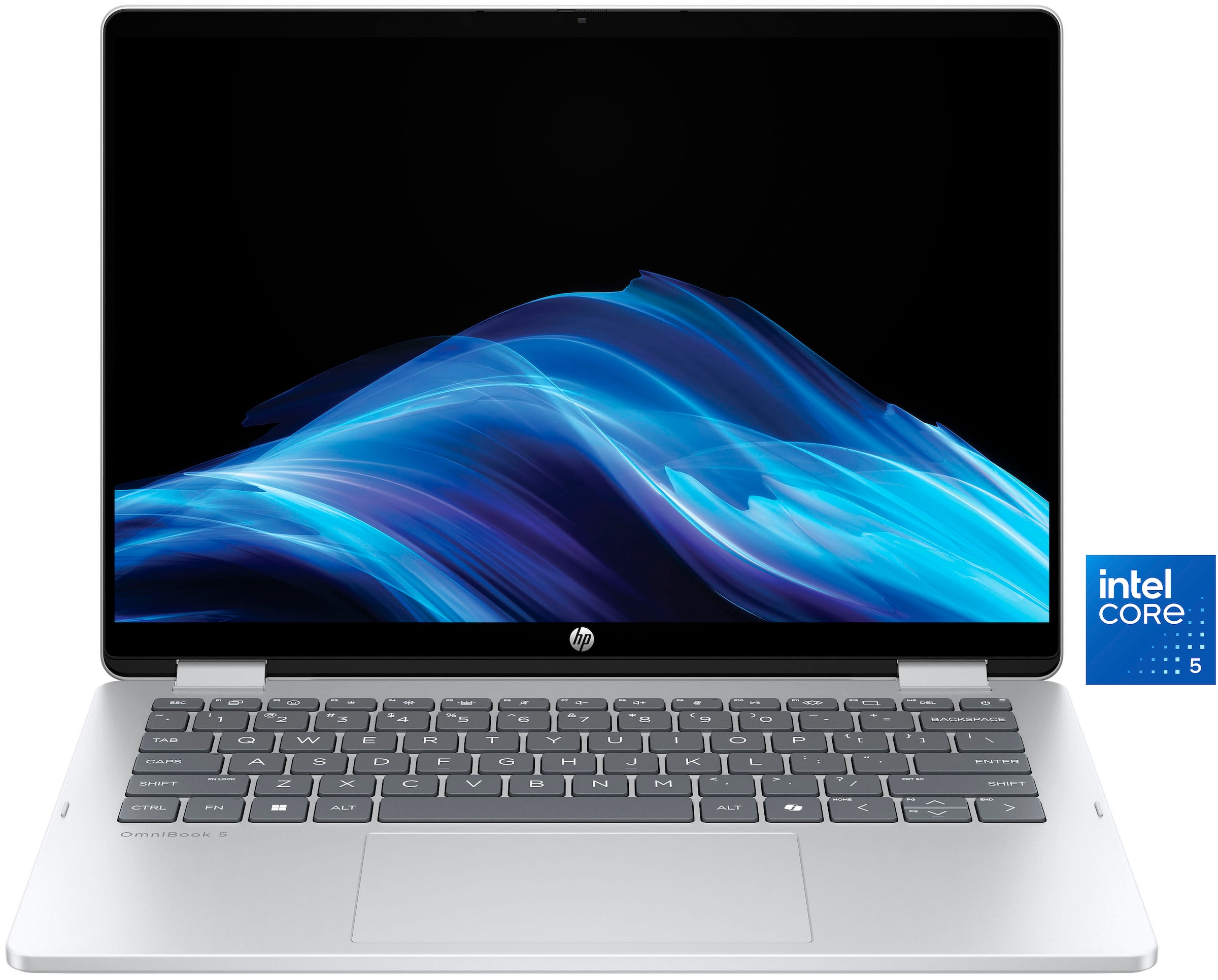 HP Convertible Notebook »OmniBook 5 Flip 14-fp0250ngx« 35,56 cm / 14 ″ Intel Core 5 Intel Graphics 256 GB SSD