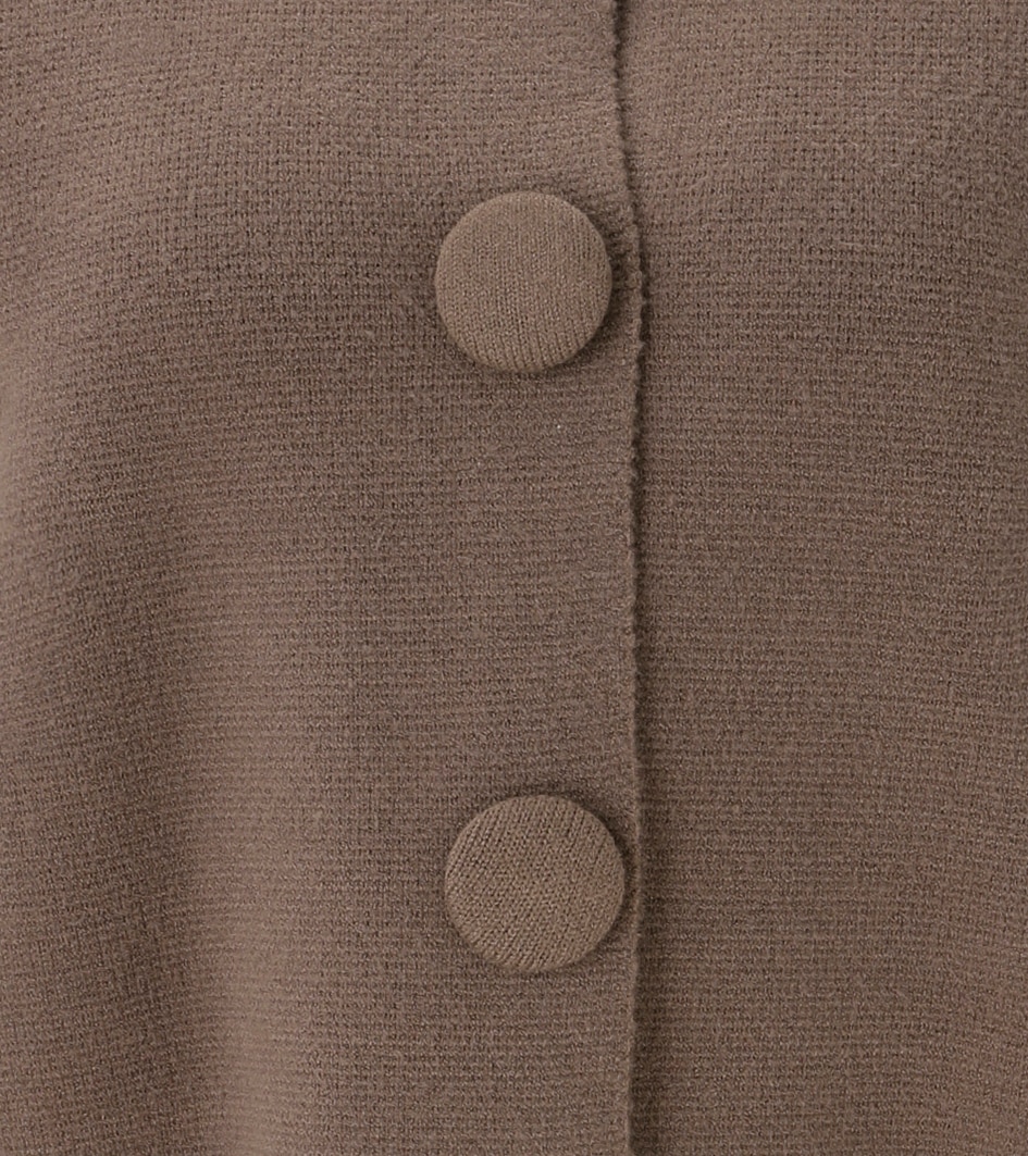 Aniston SELECTED Strickjacke mit großen, stoffüberzogenen Druckknöpfen - NEUE KOLLEKTION