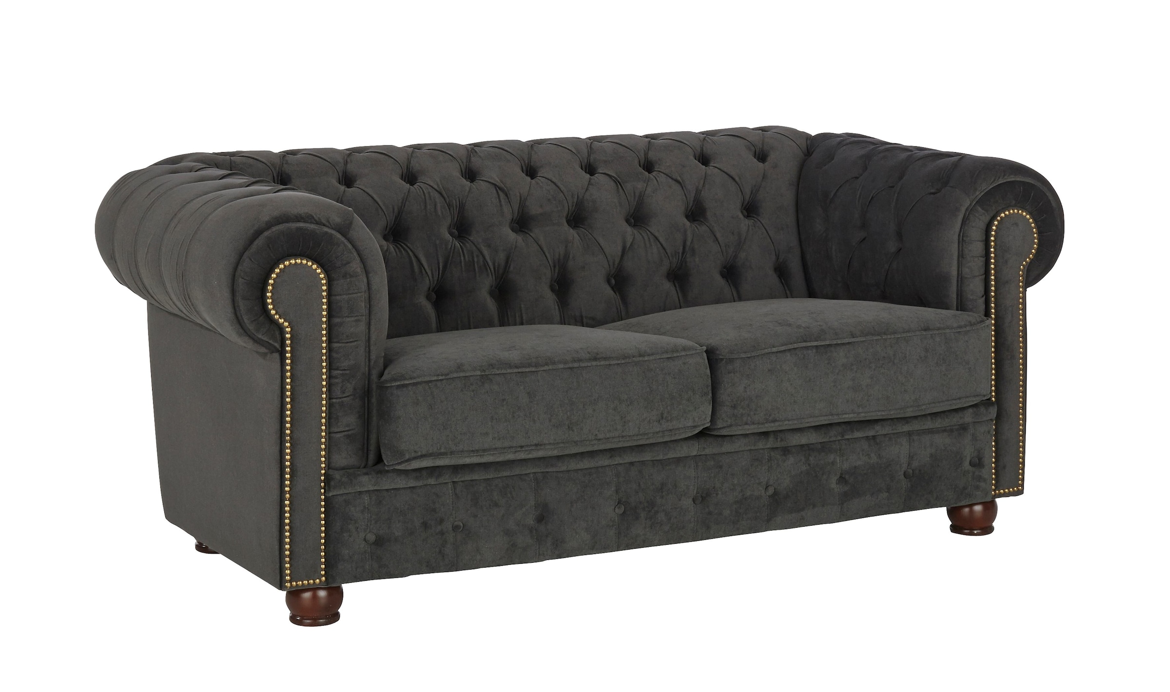 Max Winzer Chesterfield-Sofa "Rover", mit edler Knopfheftung, 2-Sitzer oder 3-Sitzer