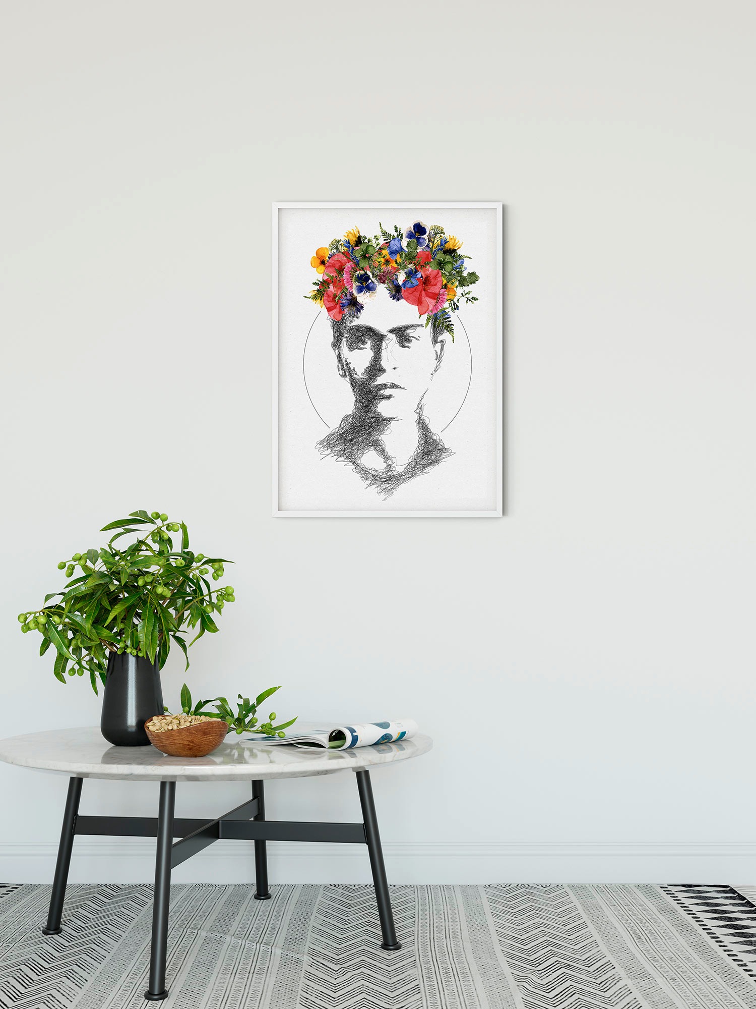 Komar Bild "Valeria-Mariana" Natur 1 Stk. tlg. Wandbild zur Dekoration - oh günstig online kaufen