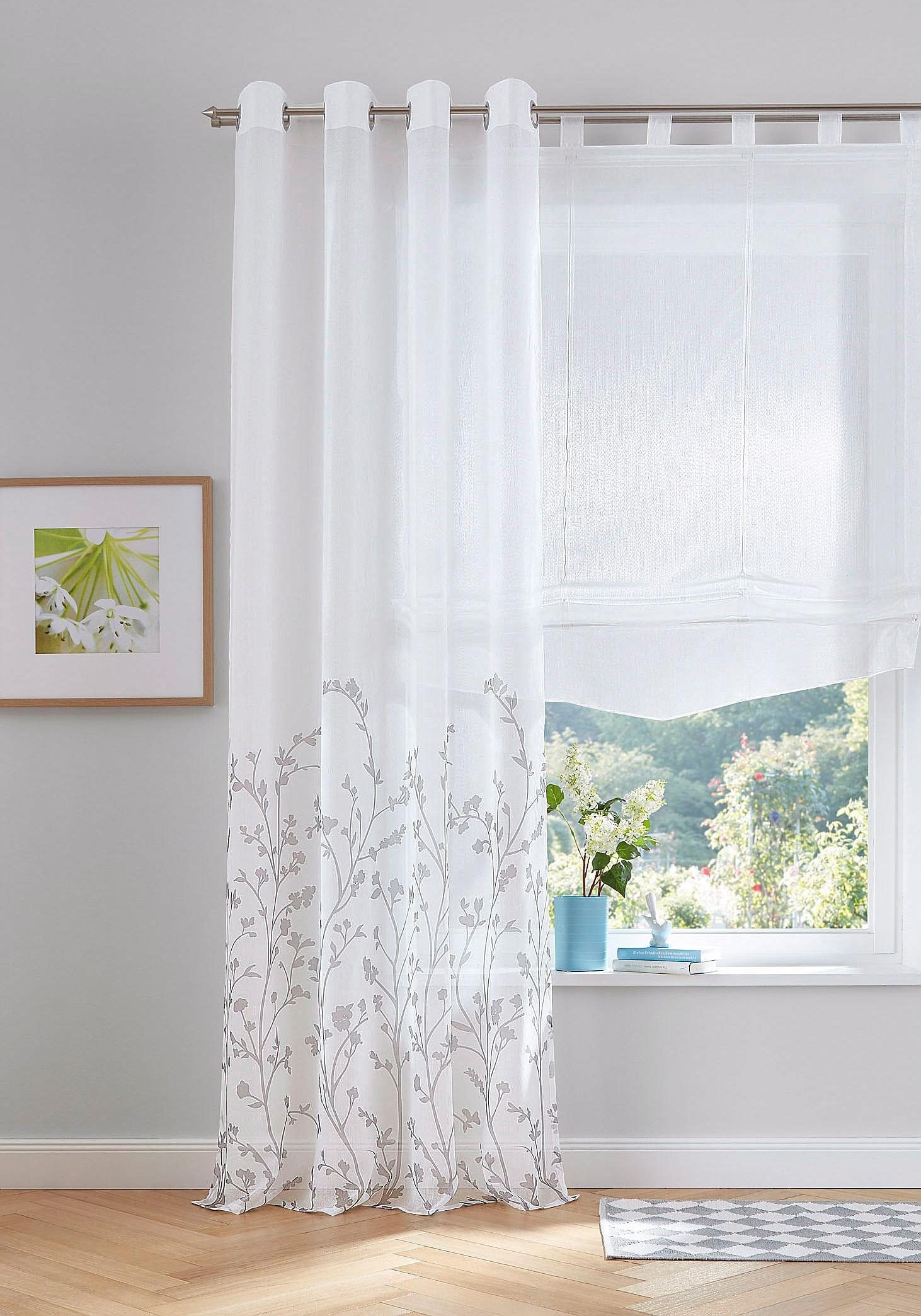 my home Gardine »Yalinga«, (1 St.), Vorhang, Fertiggardine, transparent  kaufen | BAUR