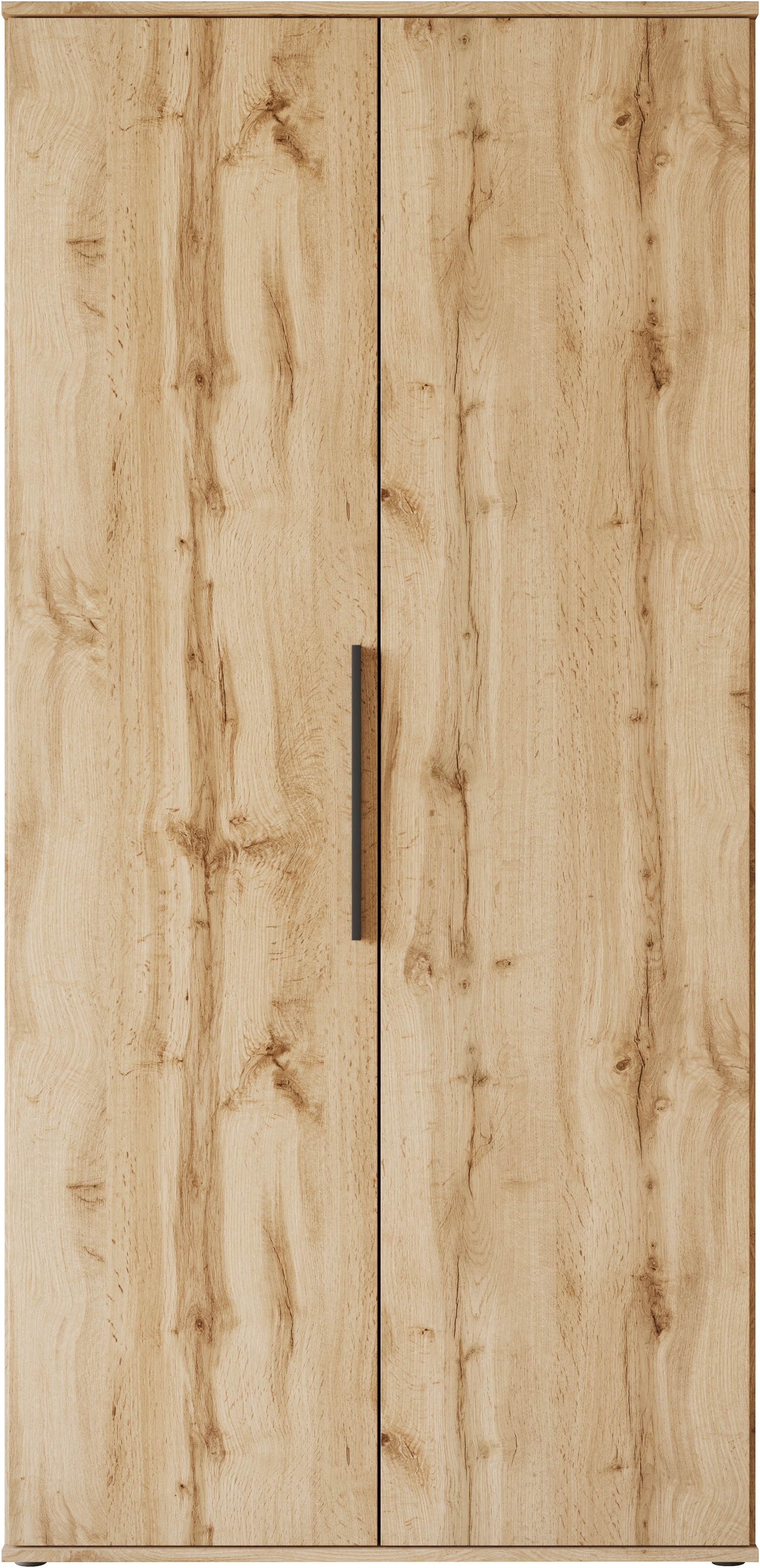 INOSIGN Kleiderschrank »LAGOS Wäscheschrank, Garderobe, schwarze Griffe, Made in Europe«, Moderner Drehtürenschrank, FSC-zertifiziert, Schlafzimmerschrank