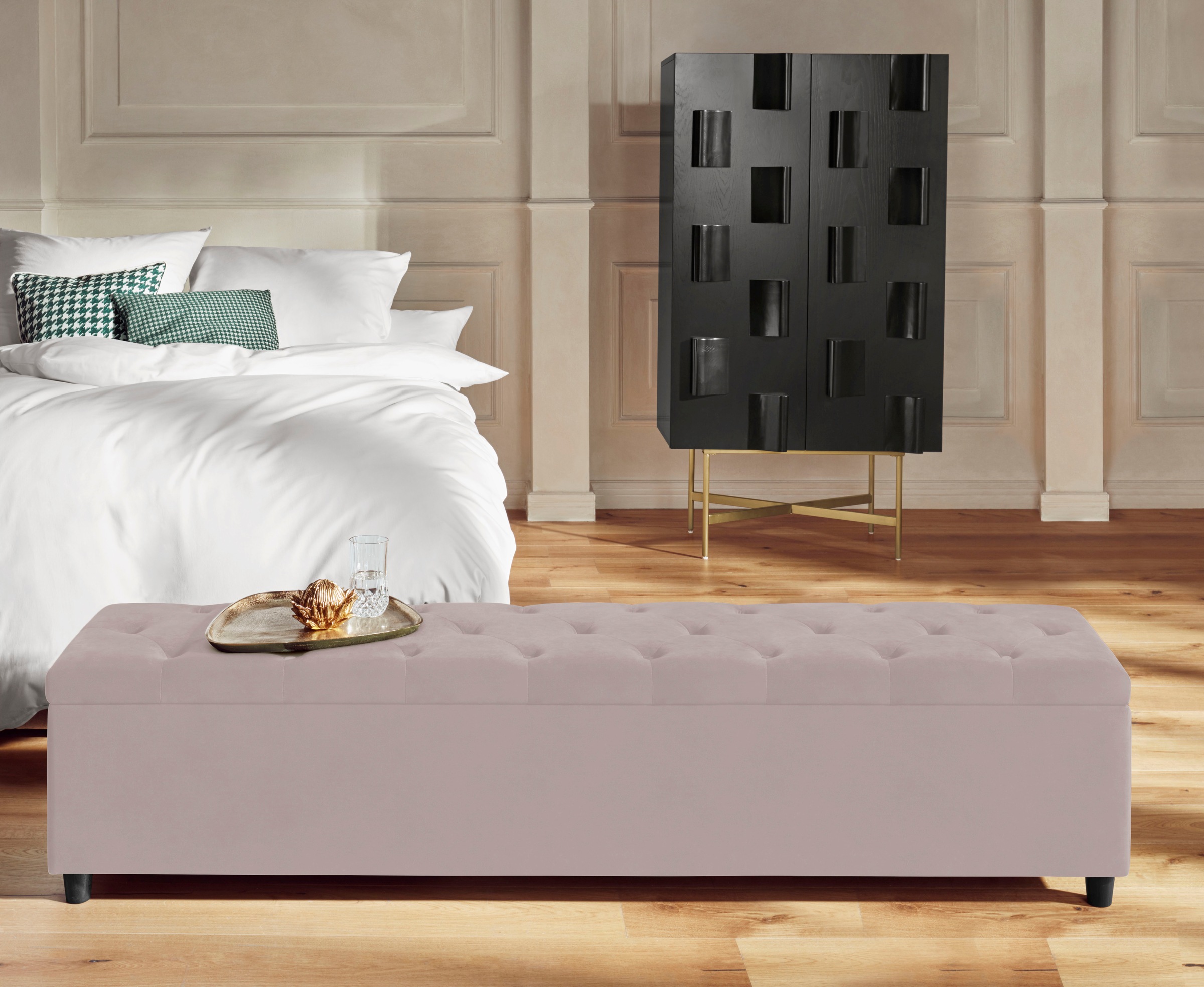 Guido Maria Kretschmer Home&Living Bettbank "Relaxy" gesteppt, mit Staufach günstig online kaufen