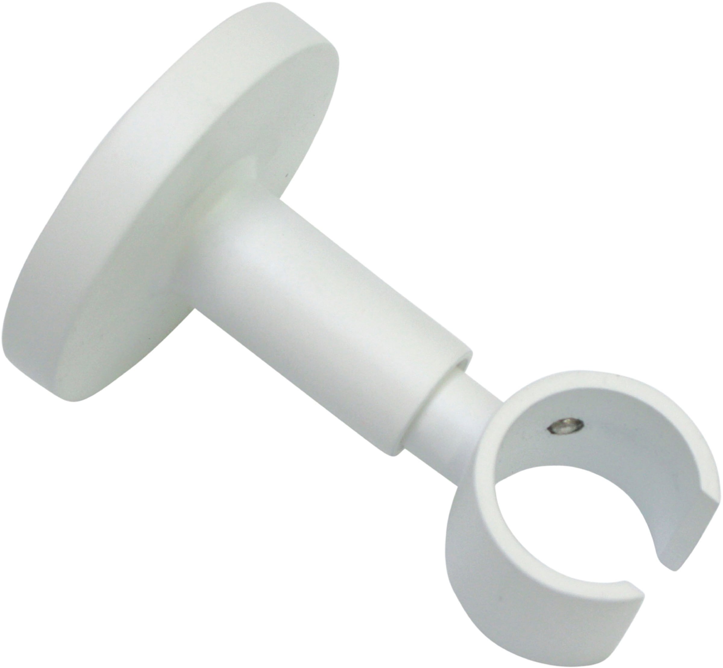 Deckenträger für Gardinenstangen, weiß, SCHÖNER WOHNEN-KOLLEKTION, Gardinenstangenhalterungen, "Deckenträger für Ø 20 mm", Serie Einzelprogramm Leon